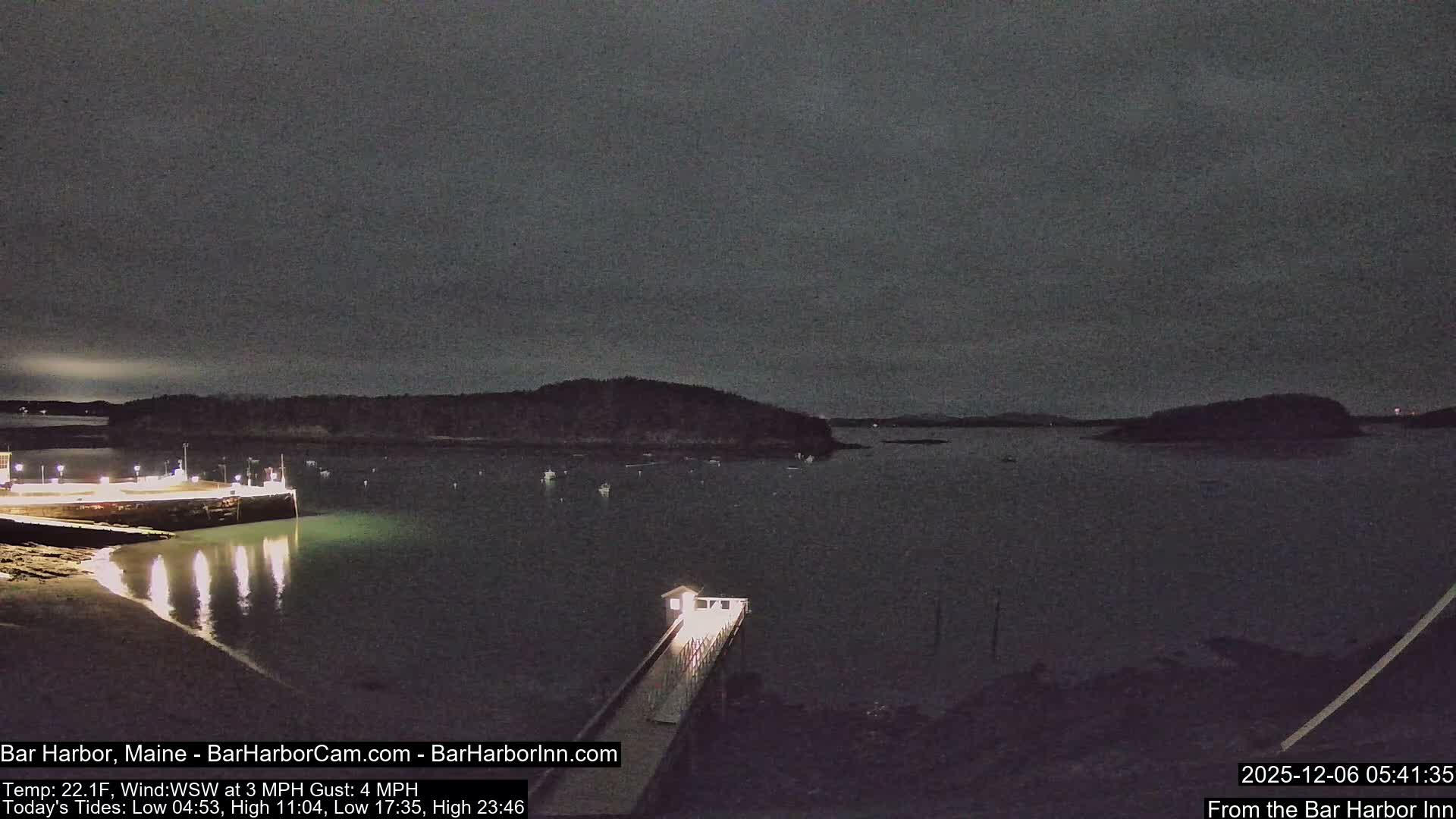 Bar Harbor North View Live Cam - Maine, USA