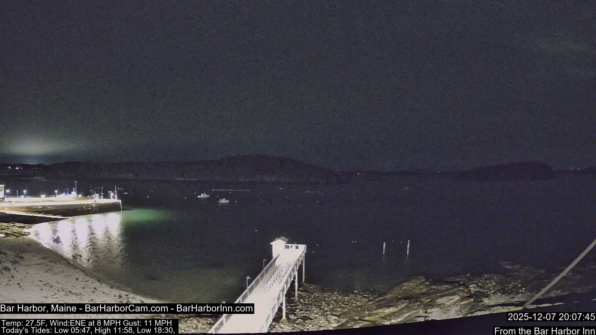 Bar Harbor North View Live Cam - Maine, USA