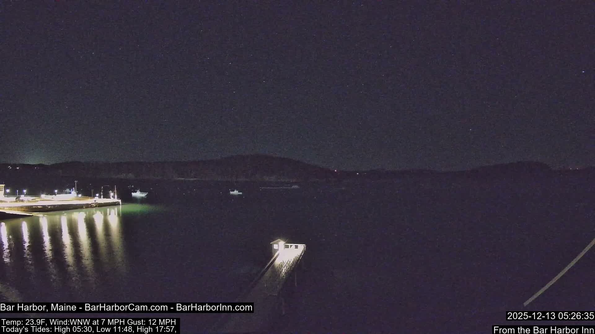 Bar Harbor North View Live Cam - Maine, USA
