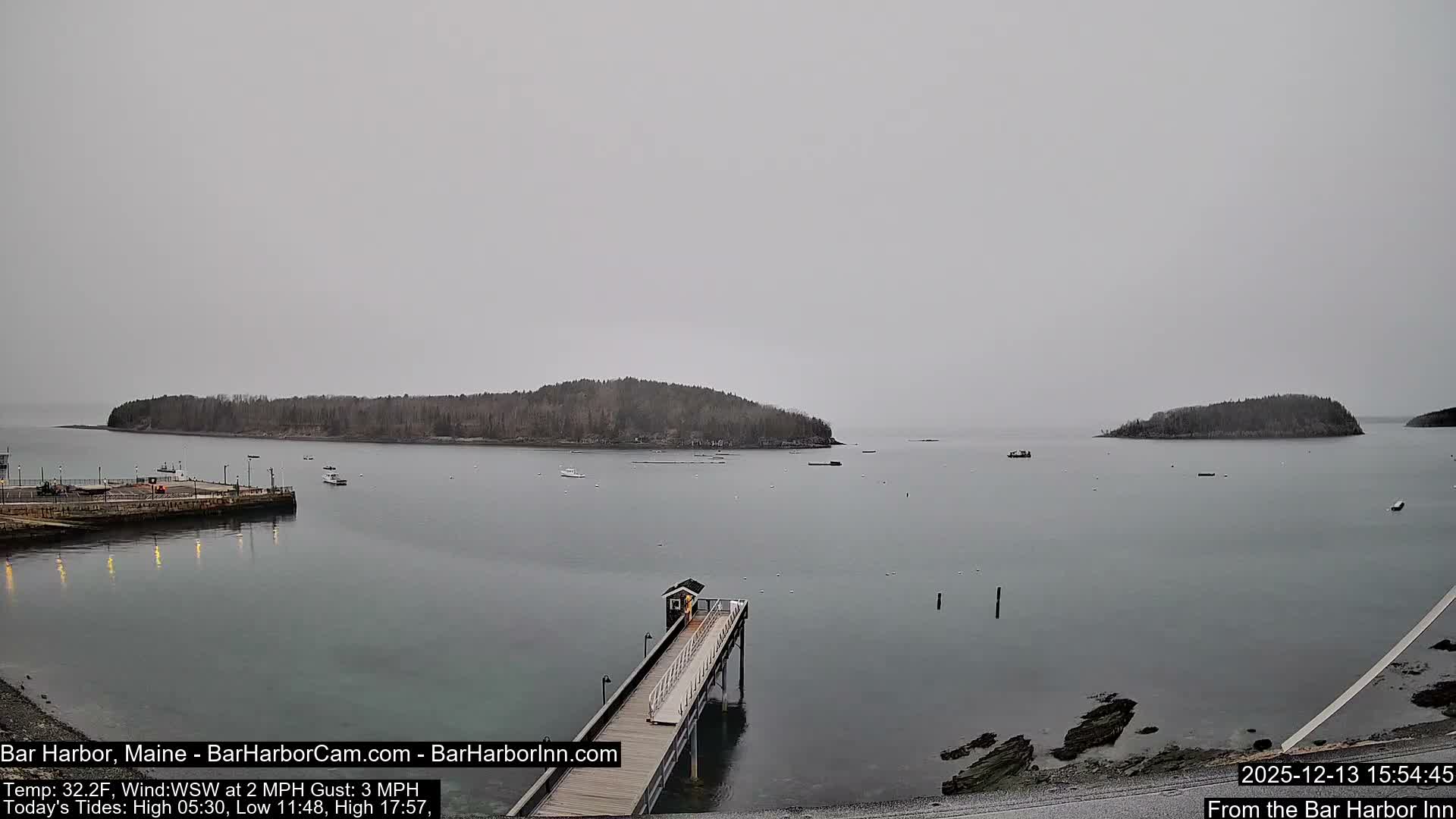 Bar Harbor North View Live Cam - Maine, USA