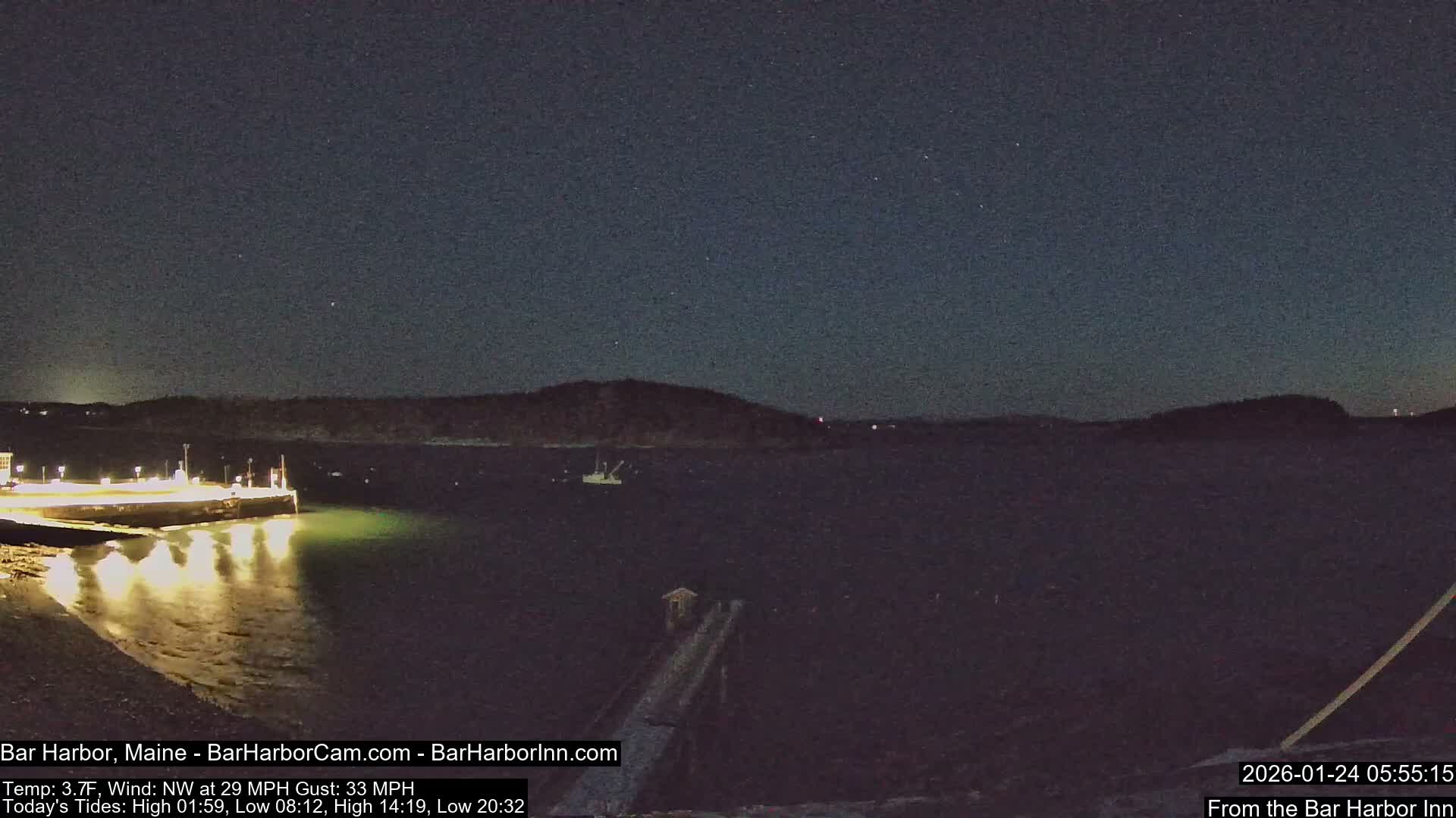 Bar Harbor North View Live Cam - Maine, USA
