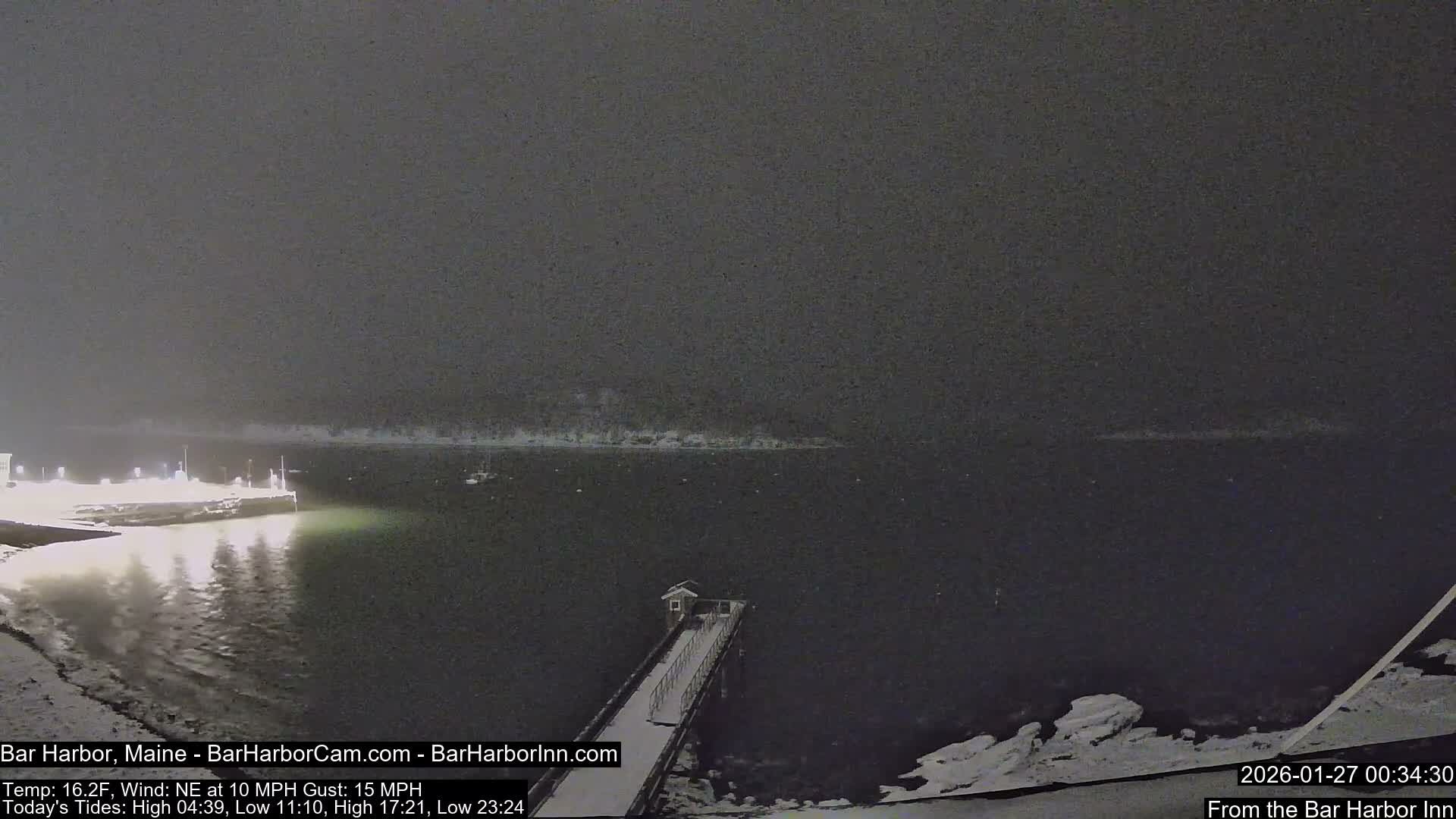 Bar Harbor North View Live Cam - Maine, USA