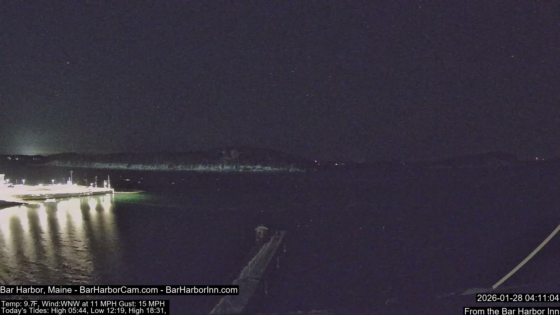 Bar Harbor North View Live Cam - Maine, USA