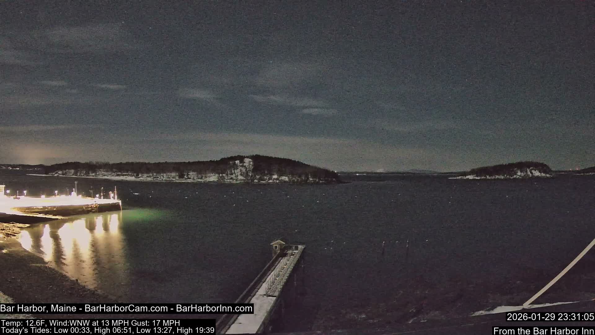 Bar Harbor North View Live Cam - Maine, USA