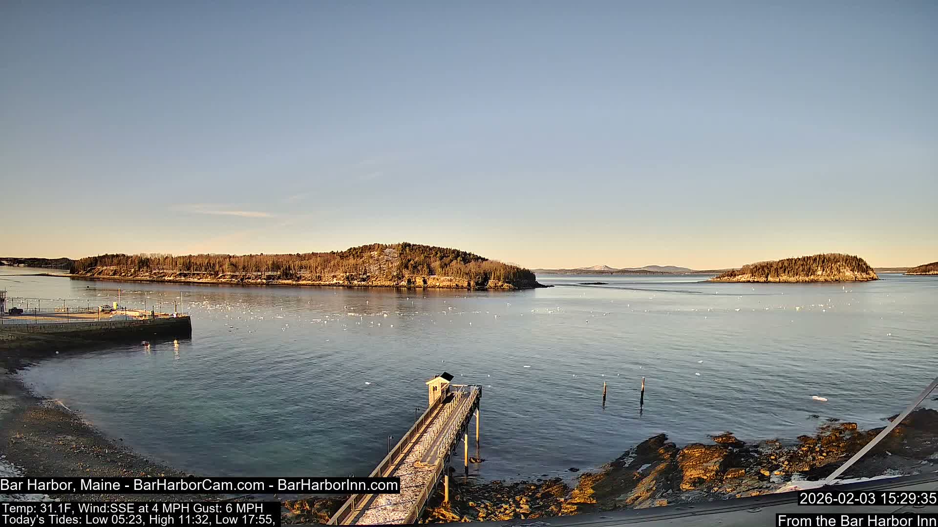 Bar Harbor North View Live Cam - Maine, USA