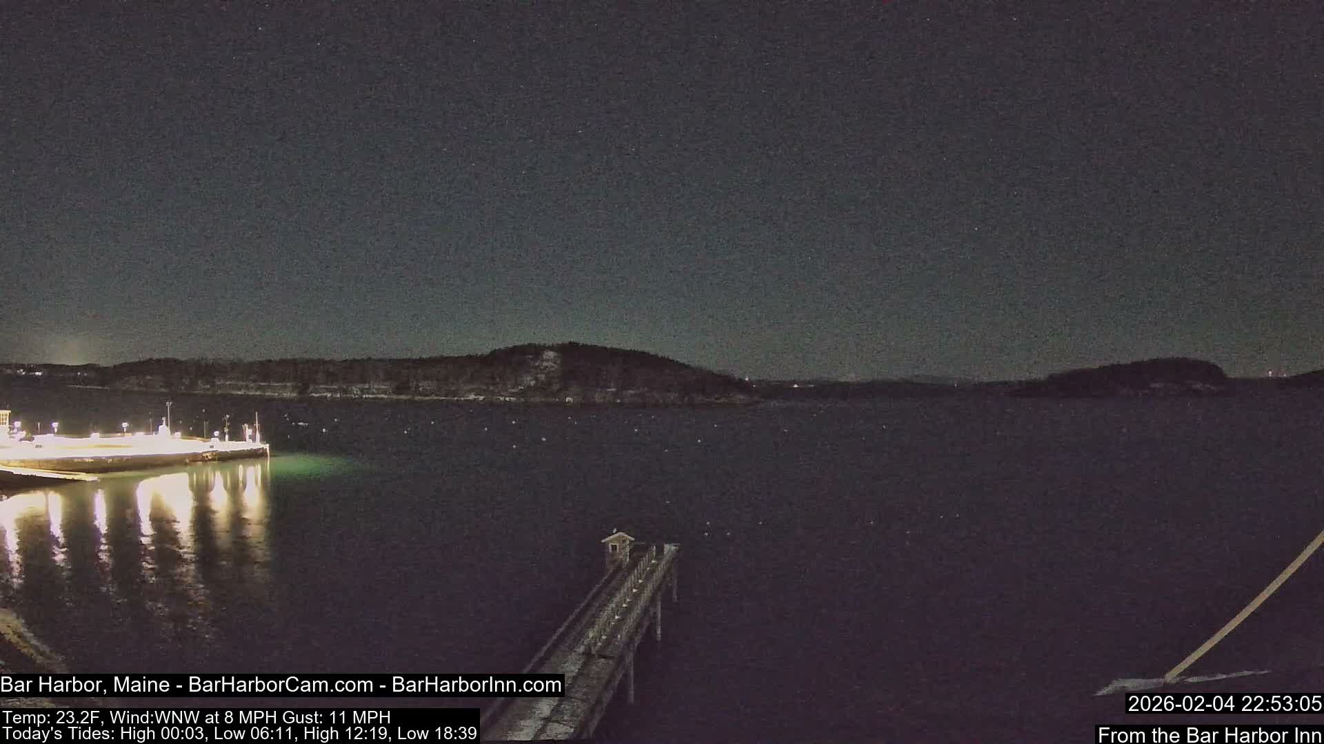 Bar Harbor North View Live Cam - Maine, USA