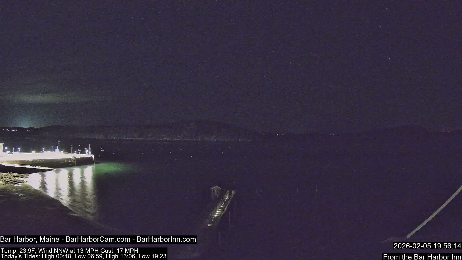 Bar Harbor North View Live Cam - Maine, USA