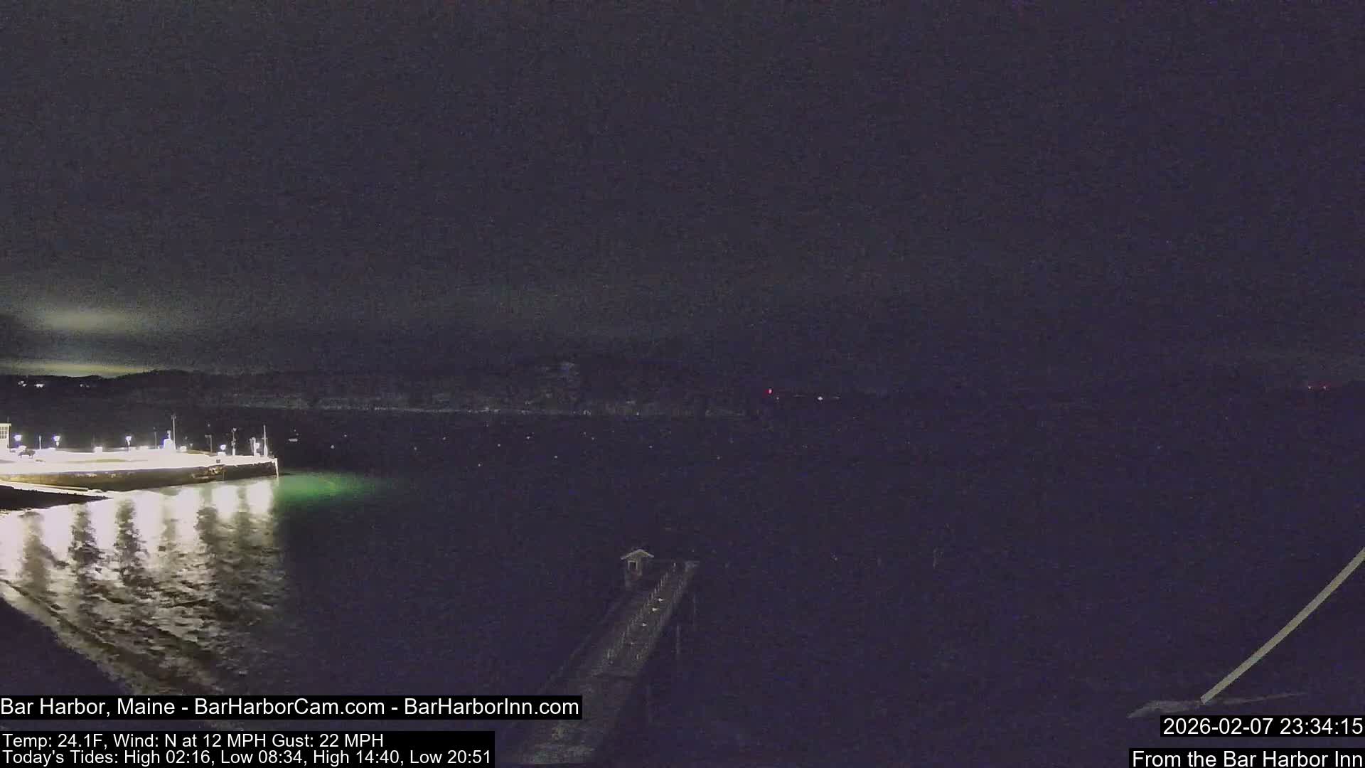 Bar Harbor North View Live Cam - Maine, USA
