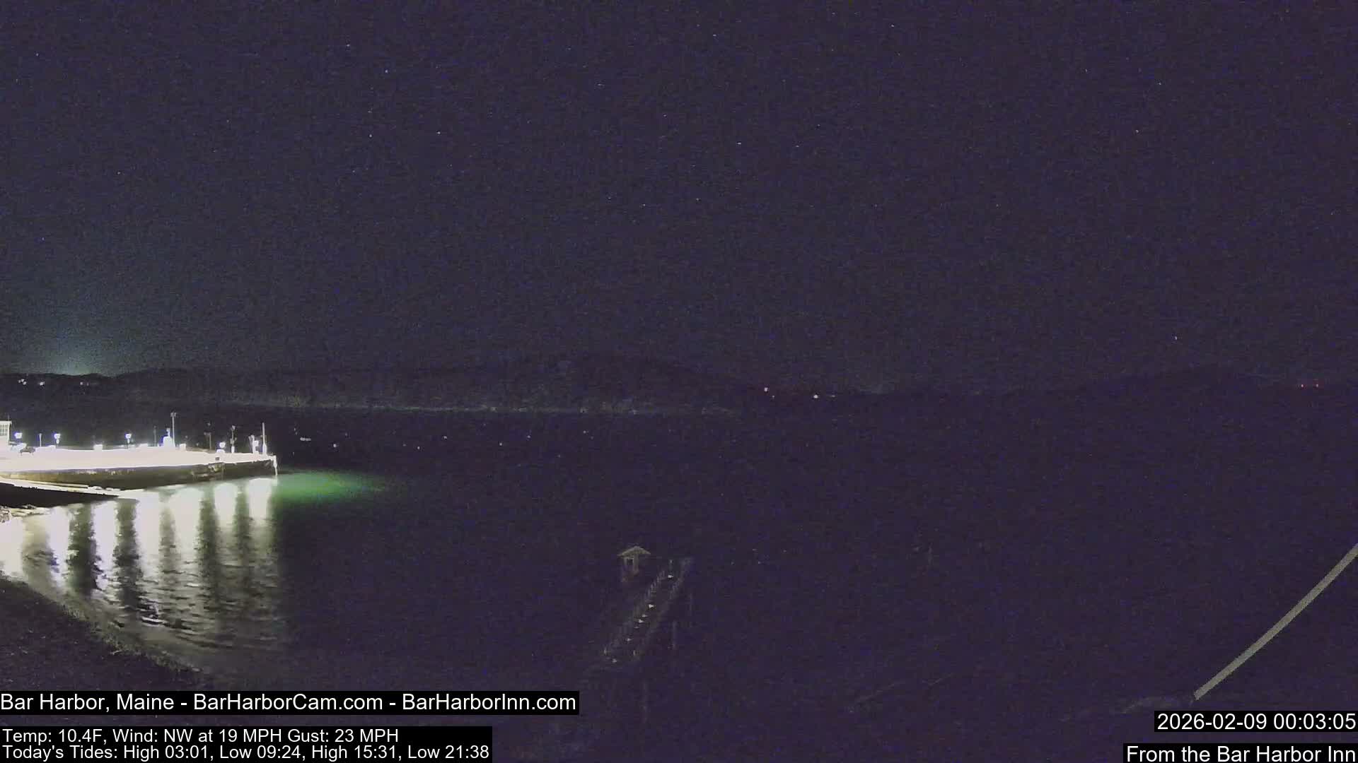 Bar Harbor North View Live Cam - Maine, USA
