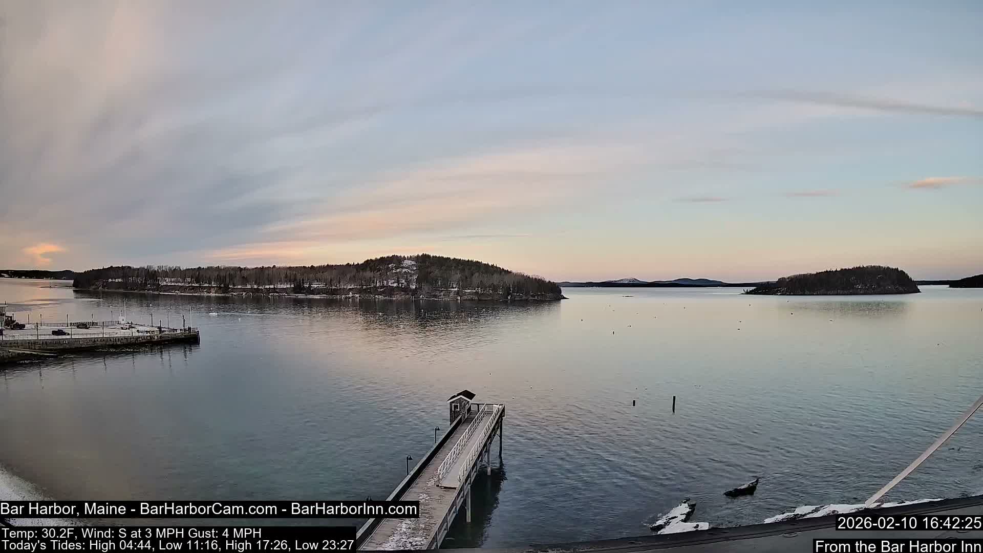 Bar Harbor North View Live Cam - Maine, USA