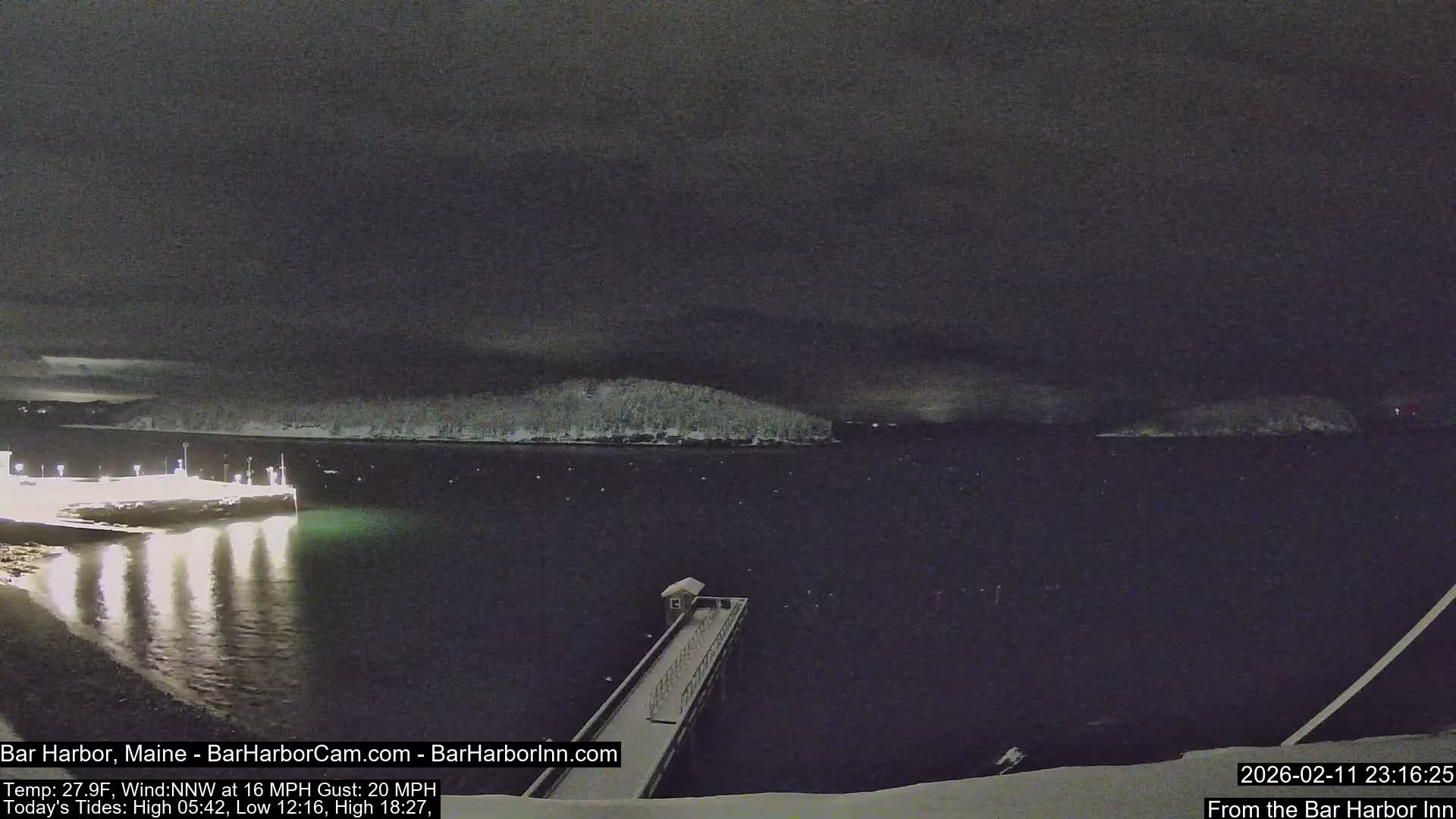 Bar Harbor North View Live Cam - Maine, USA