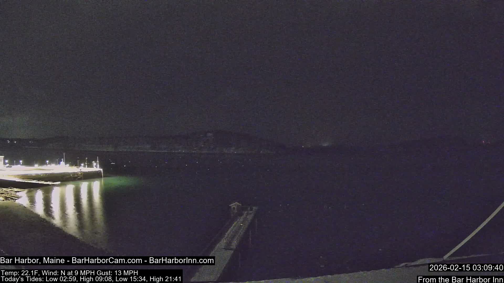 Bar Harbor North View Live Cam - Maine, USA