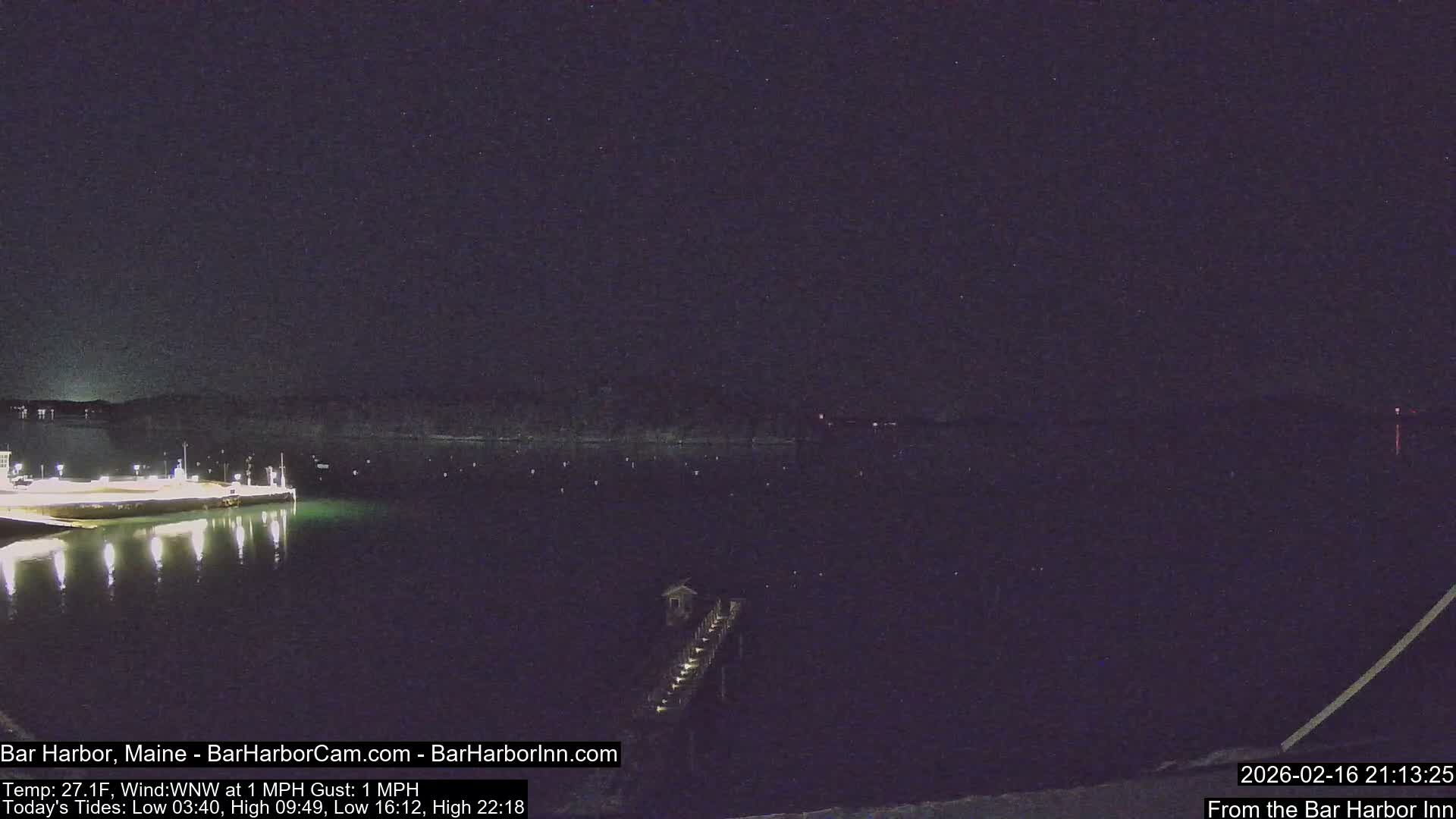 Bar Harbor North View Live Cam - Maine, USA