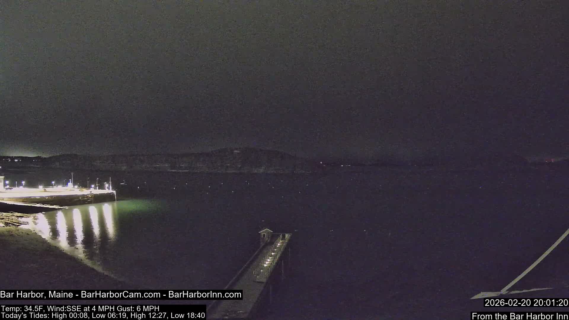 Bar Harbor North View Live Cam - Maine, USA