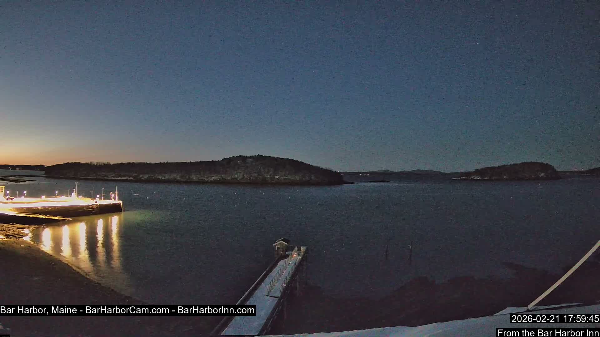 Bar Harbor North View Live Cam - Maine, USA