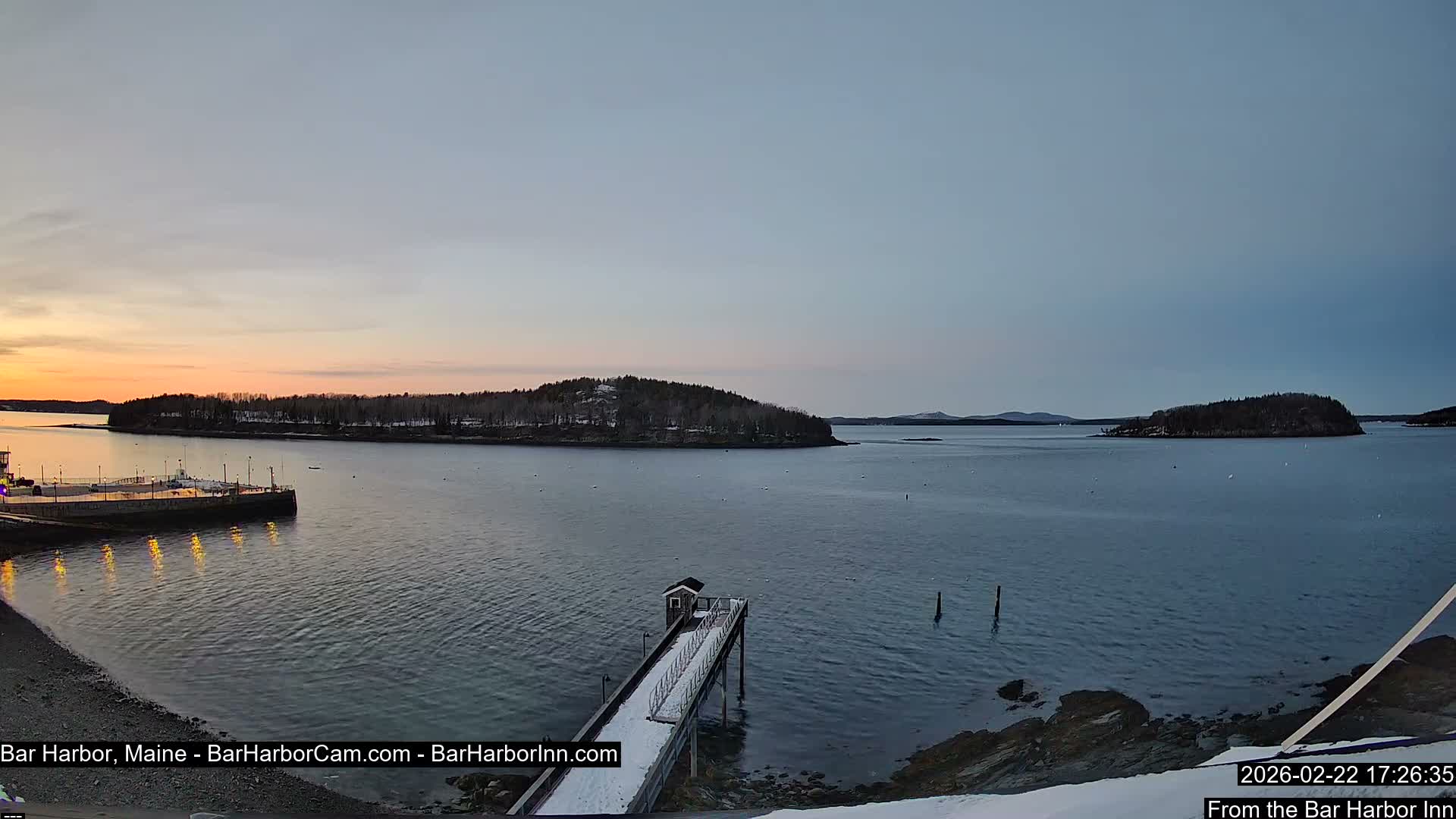 Bar Harbor North View Live Cam - Maine, USA