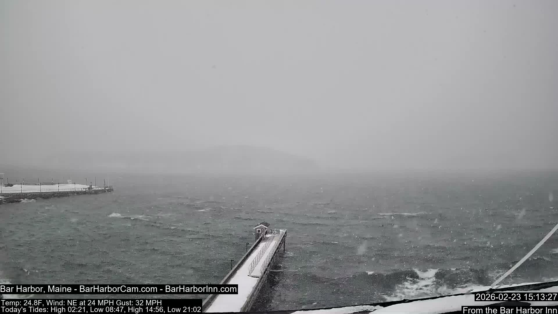Bar Harbor North View Live Cam - Maine, USA