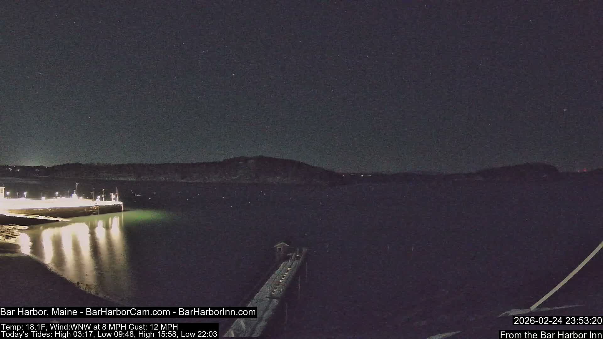 Bar Harbor North View Live Cam - Maine, USA