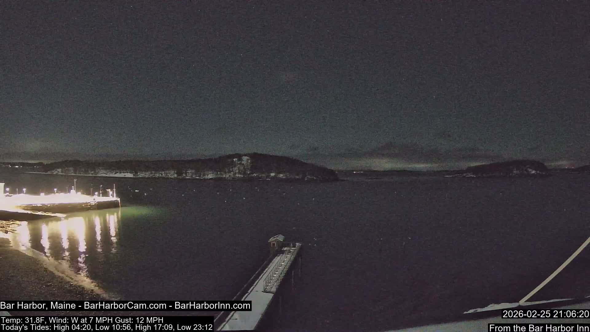 Bar Harbor North View Live Cam - Maine, USA
