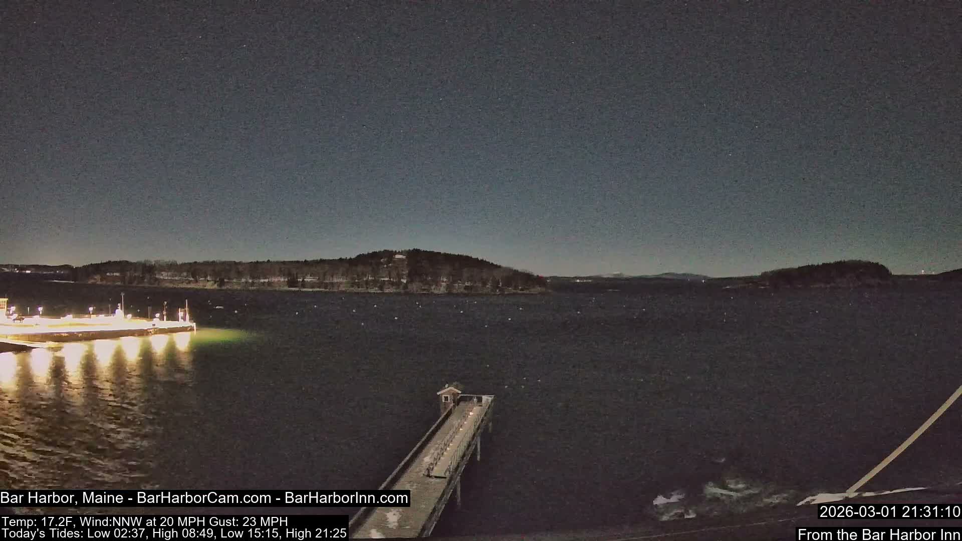 Bar Harbor North View Live Cam - Maine, USA