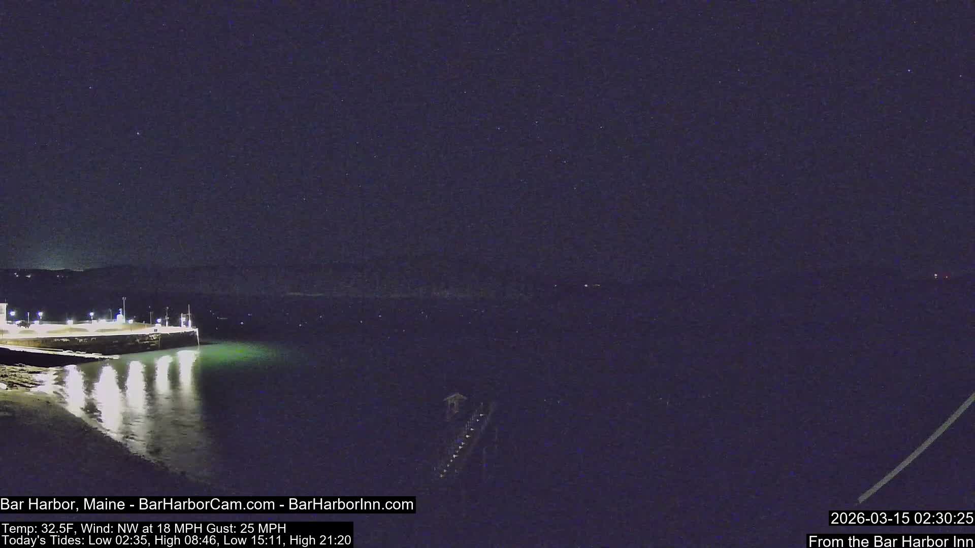 Bar Harbor North View Live Cam - Maine, USA