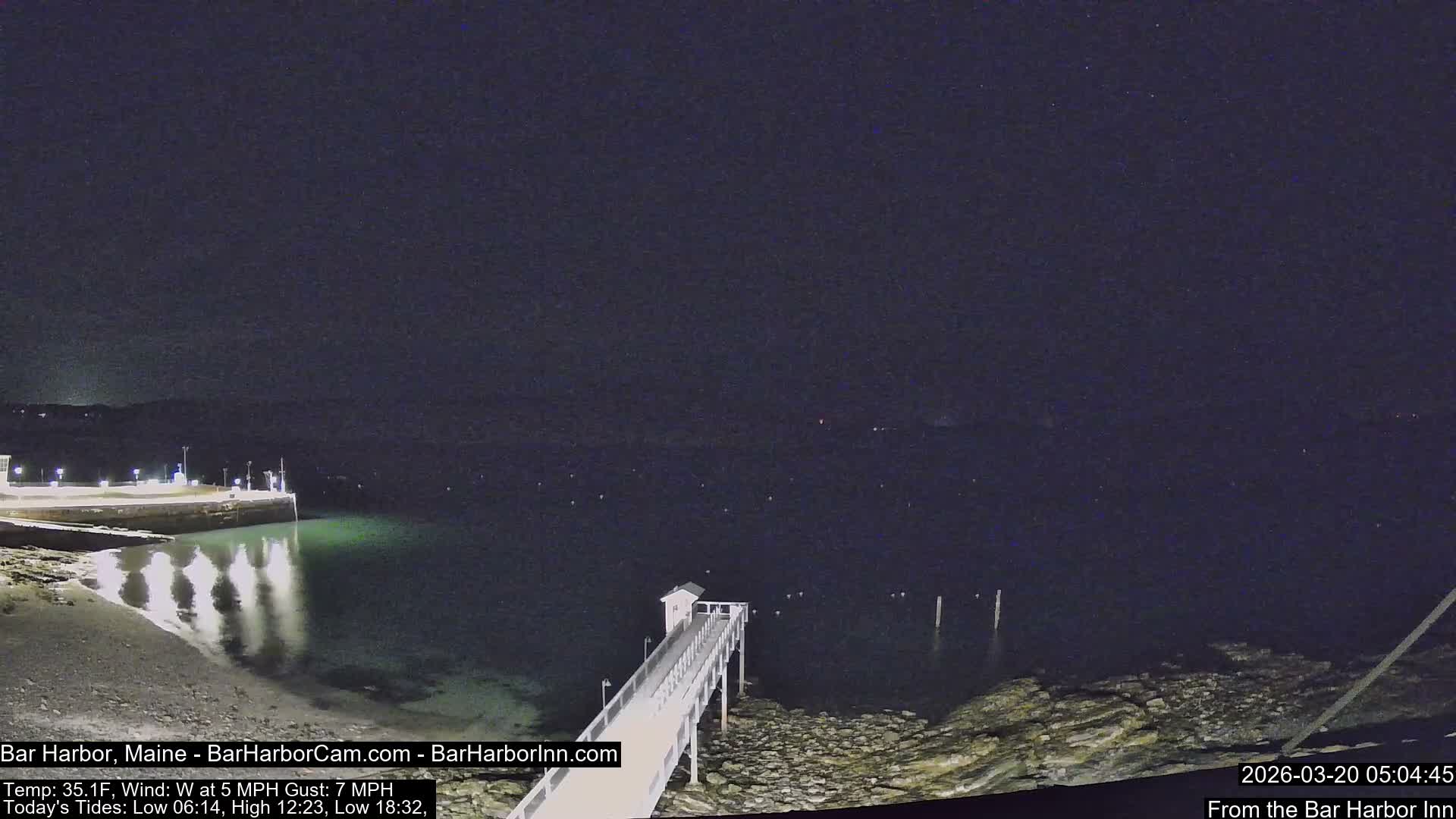 Bar Harbor North View Live Cam - Maine, USA
