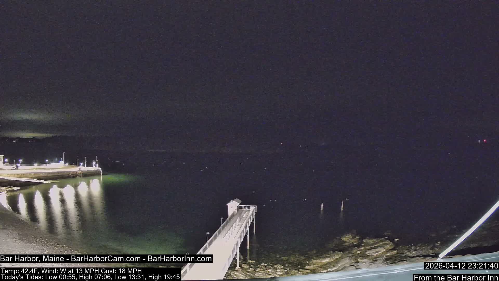 Bar Harbor North View Live Cam - Maine, USA