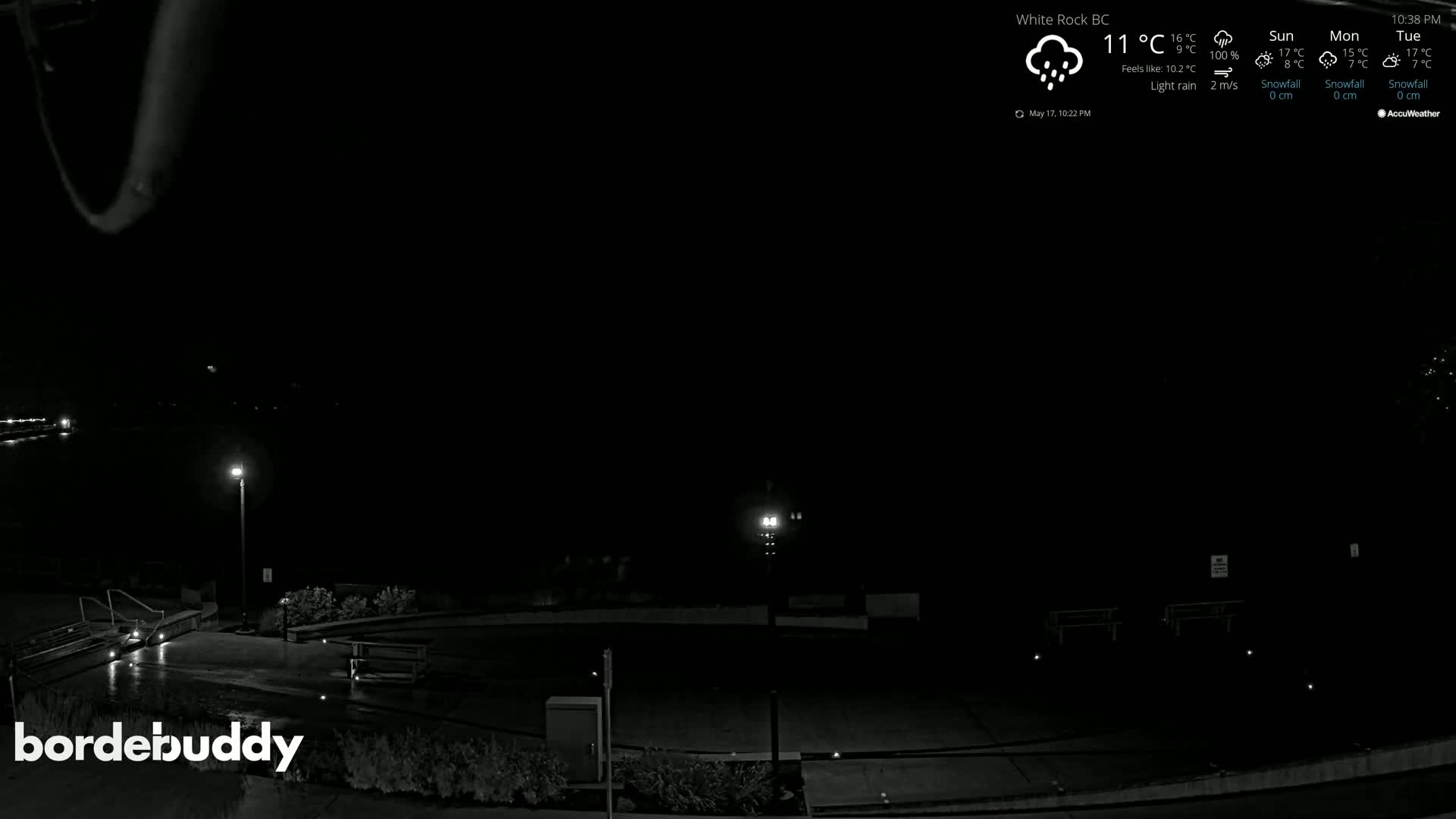 White Rock Beach & Memorial Park Live Cam - White Rock, Metro Vancouver, British Columbia, Canada