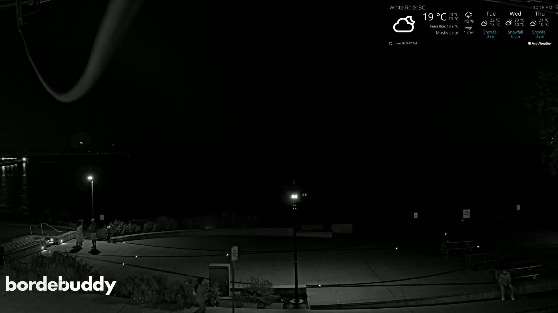 White Rock Beach & Memorial Park Live Cam - White Rock, Metro Vancouver, British Columbia, Canada