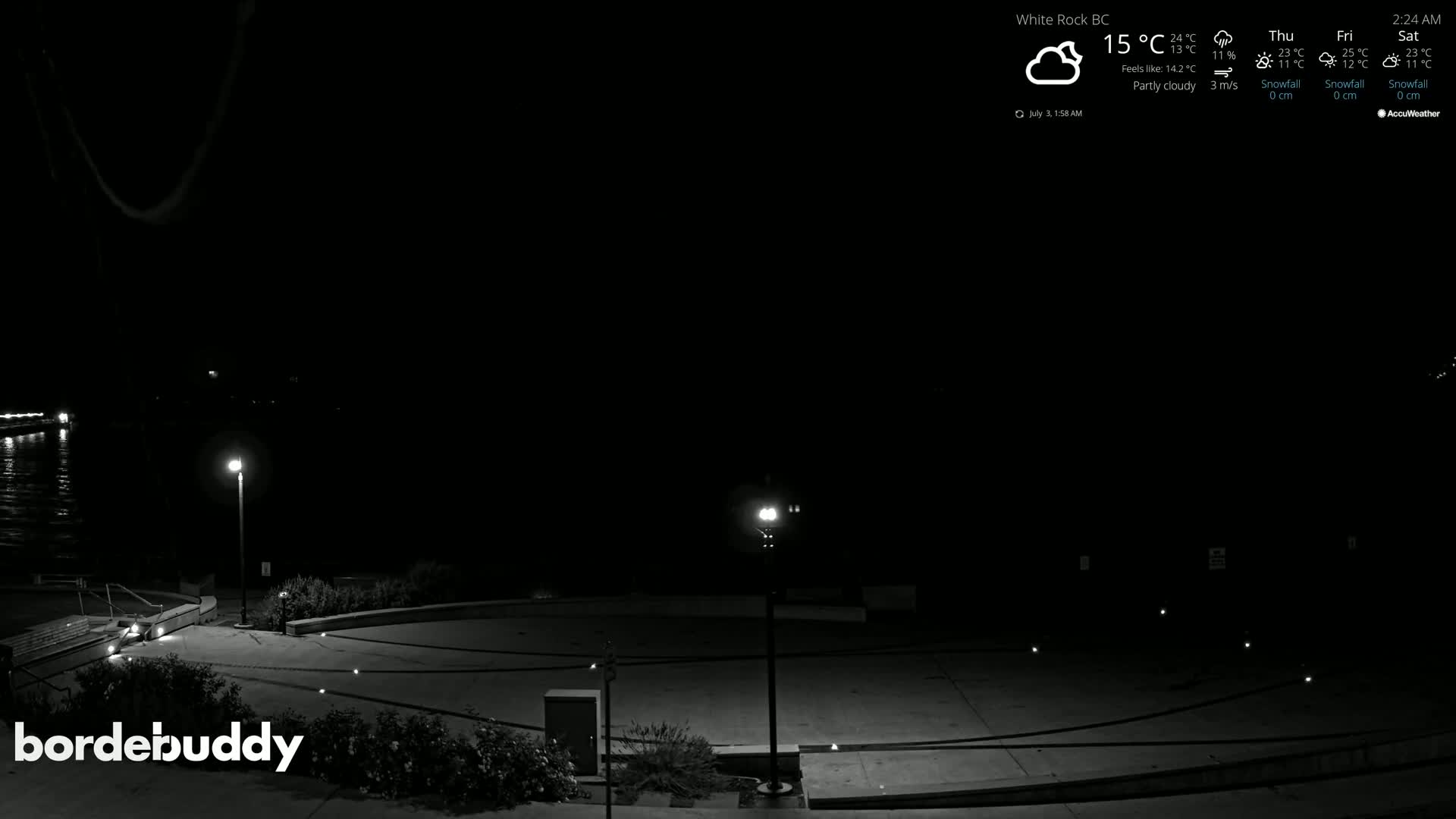 White Rock Beach & Memorial Park Live Cam - White Rock, Metro Vancouver, British Columbia, Canada