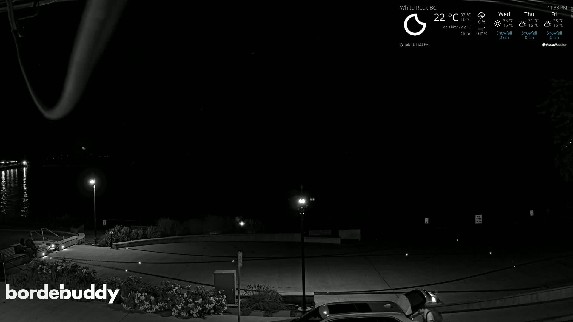 White Rock Beach & Memorial Park Live Cam - White Rock, Metro Vancouver, British Columbia, Canada