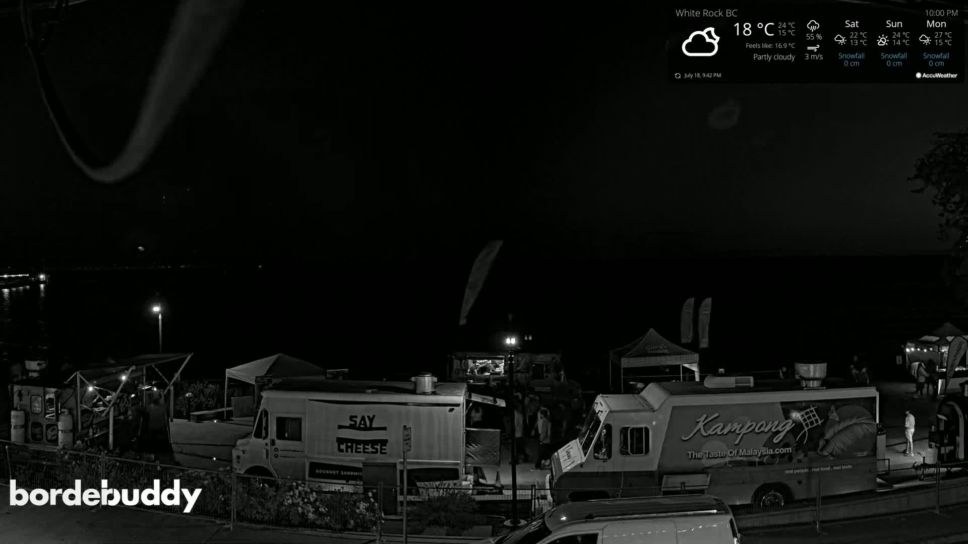 White Rock Beach & Memorial Park Live Cam - White Rock, Metro Vancouver, British Columbia, Canada
