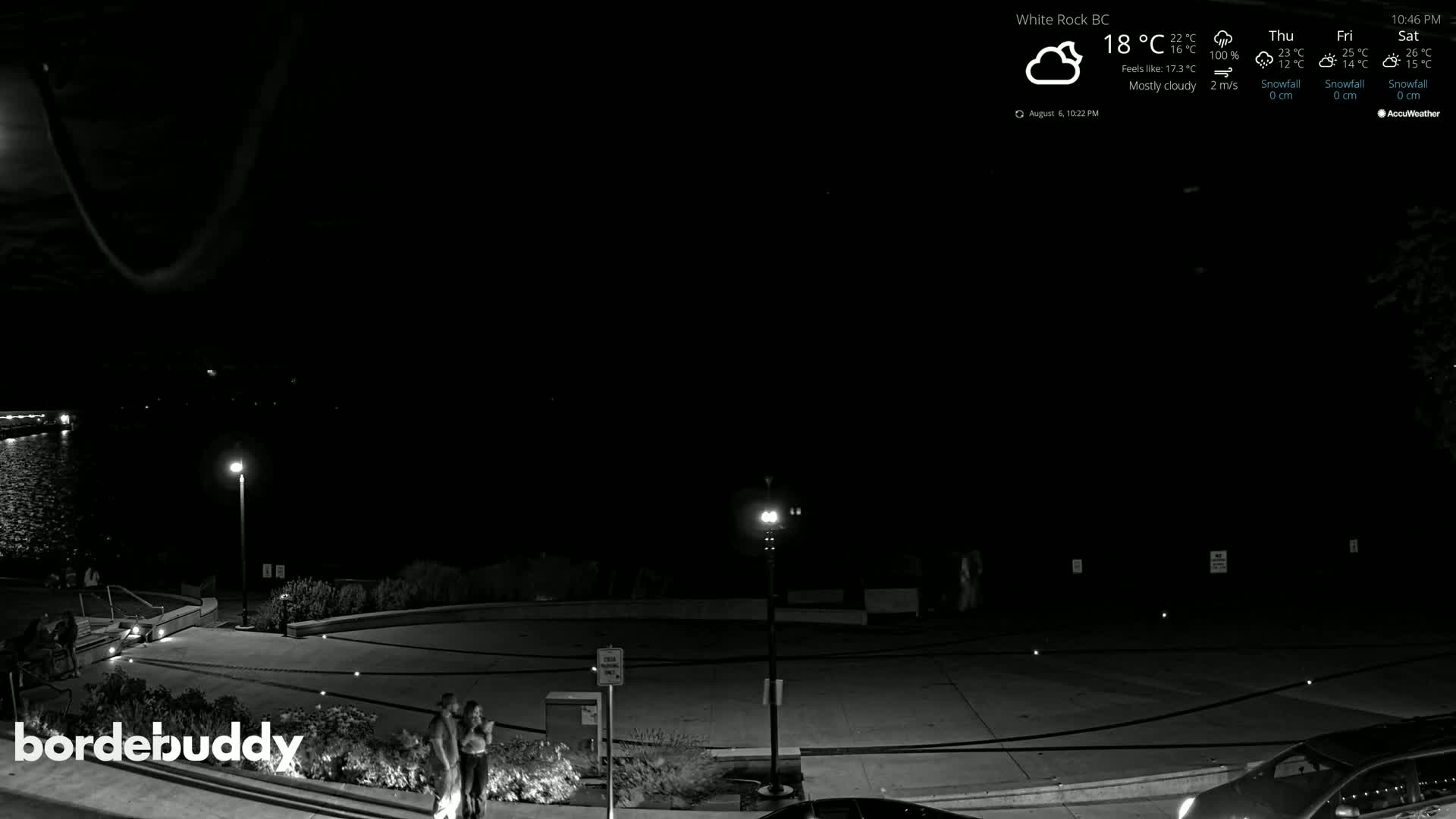 White Rock Beach & Memorial Park Live Cam - White Rock, Metro Vancouver, British Columbia, Canada