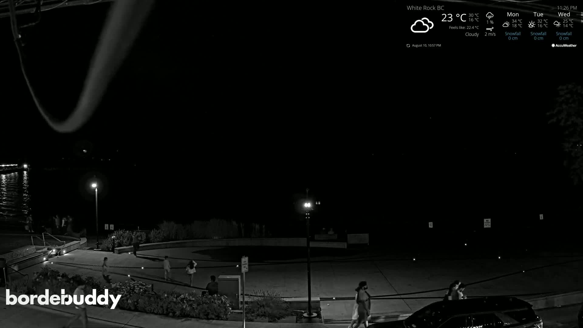 White Rock Beach & Memorial Park Live Cam - White Rock, Metro Vancouver, British Columbia, Canada
