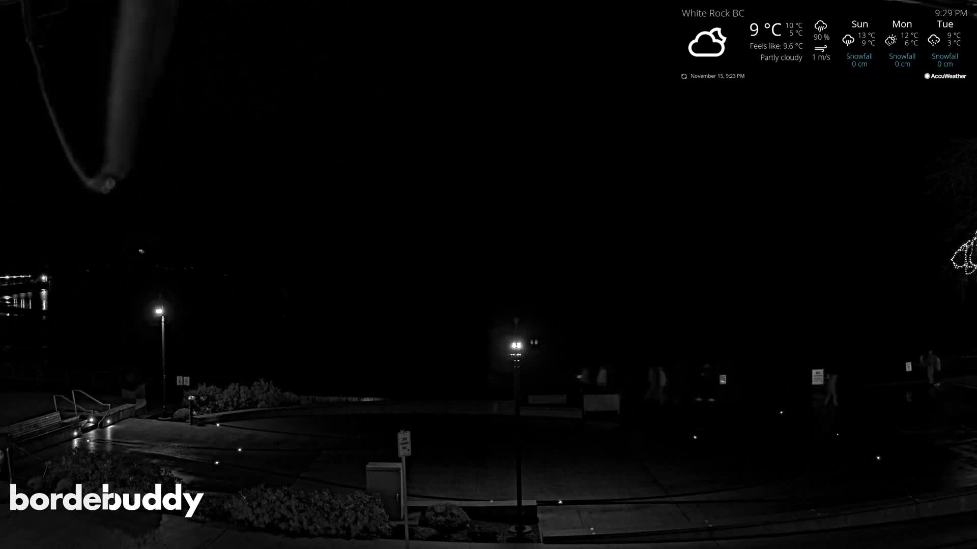 White Rock Beach & Memorial Park Live Cam - White Rock, Metro Vancouver, British Columbia, Canada