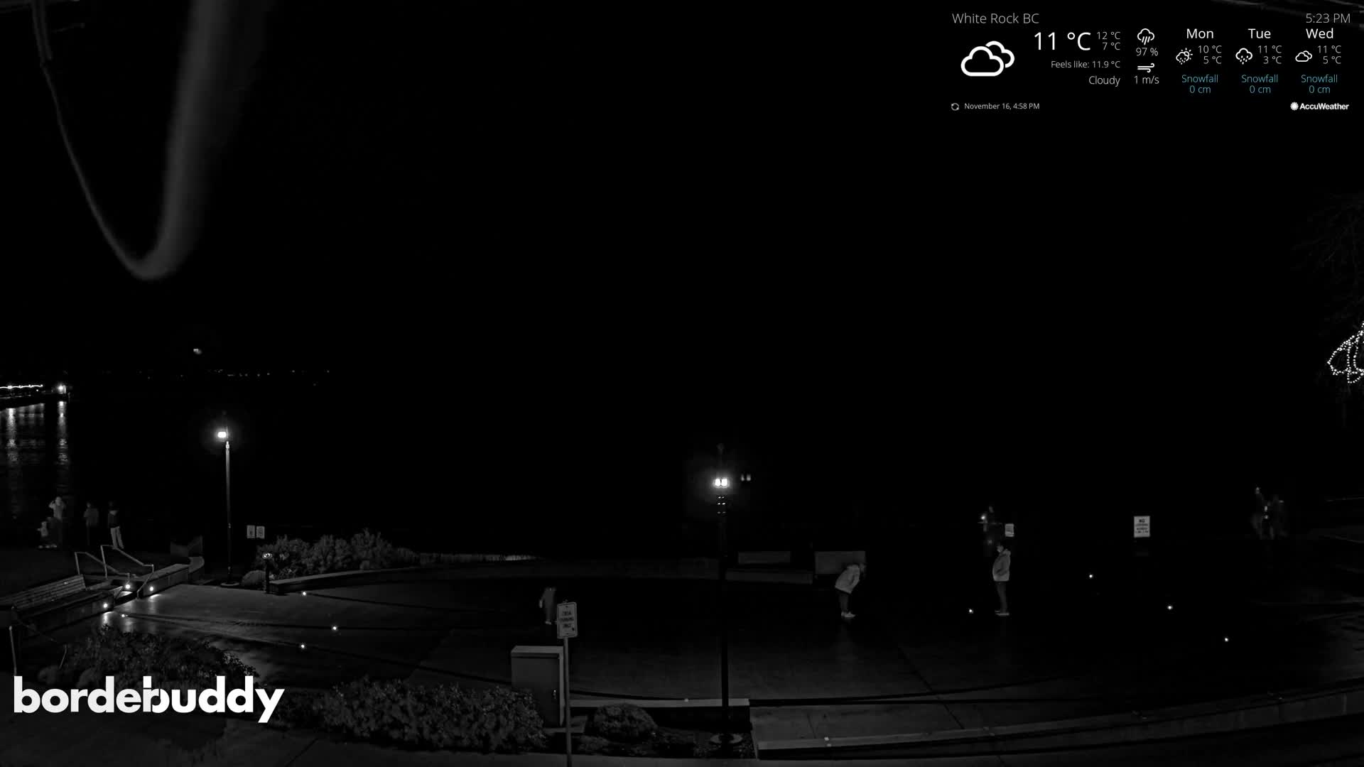 White Rock Beach & Memorial Park Live Cam - White Rock, Metro Vancouver, British Columbia, Canada