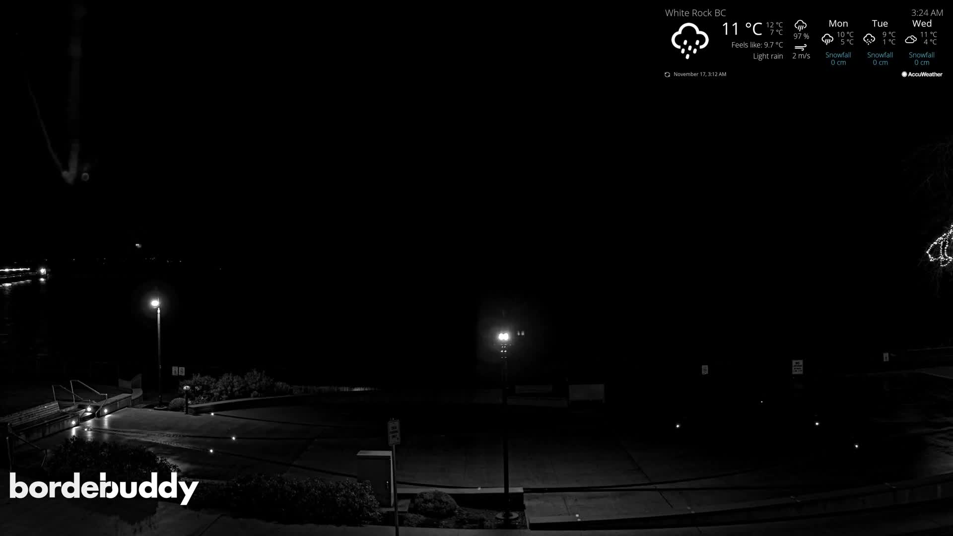 White Rock Beach & Memorial Park Live Cam - White Rock, Metro Vancouver, British Columbia, Canada