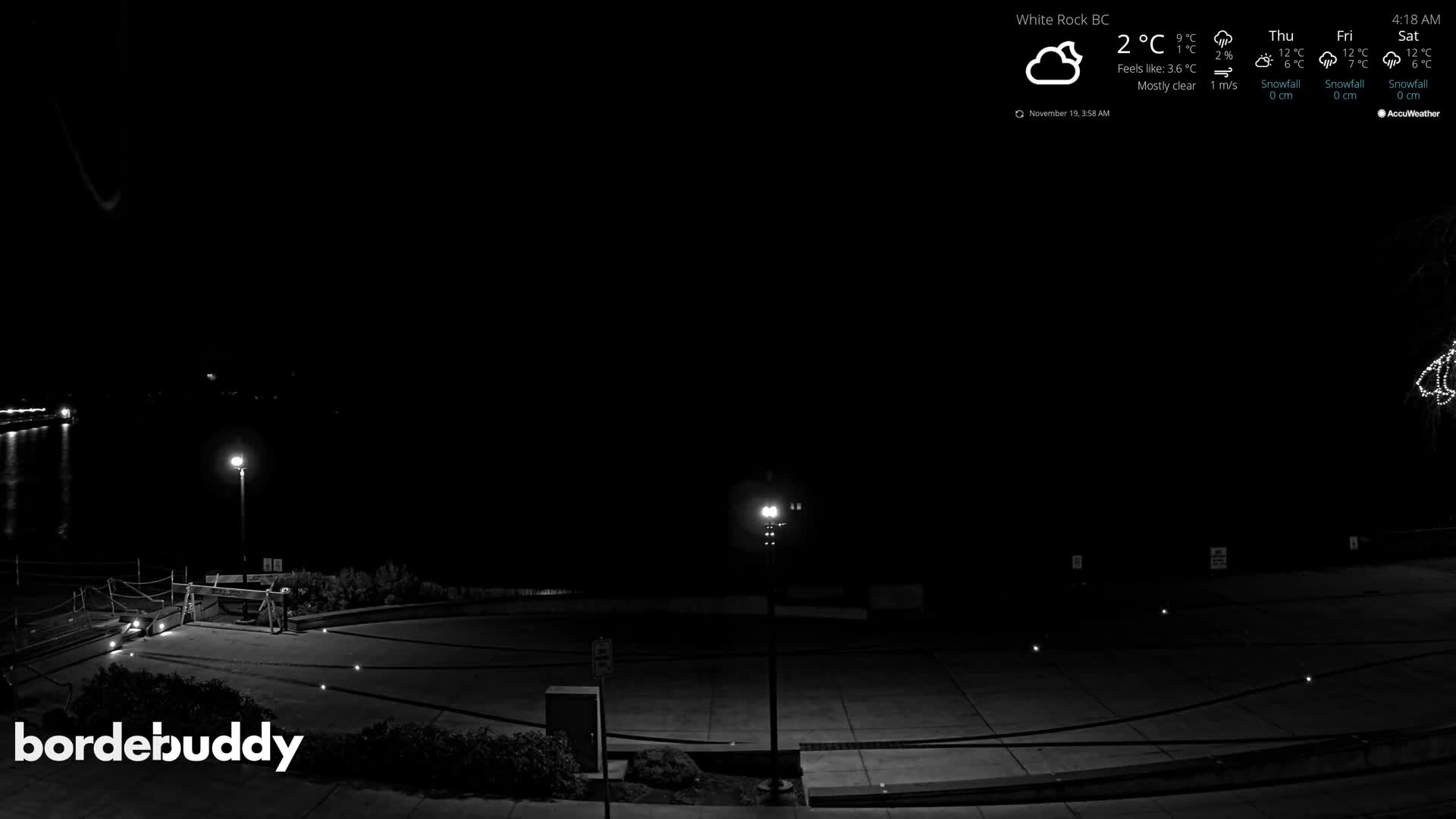 White Rock Beach & Memorial Park Live Cam - White Rock, Metro Vancouver, British Columbia, Canada