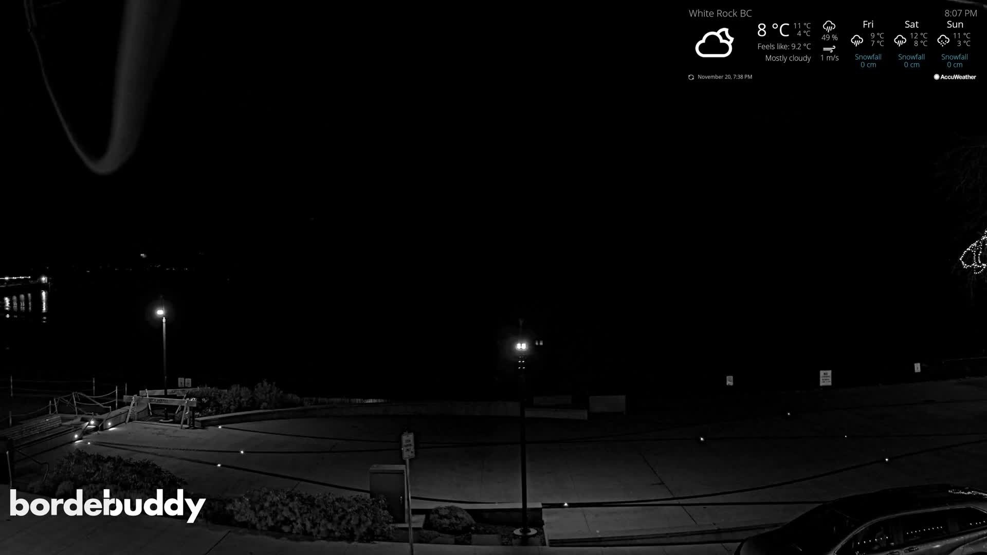 White Rock Beach & Memorial Park Live Cam - White Rock, Metro Vancouver, British Columbia, Canada