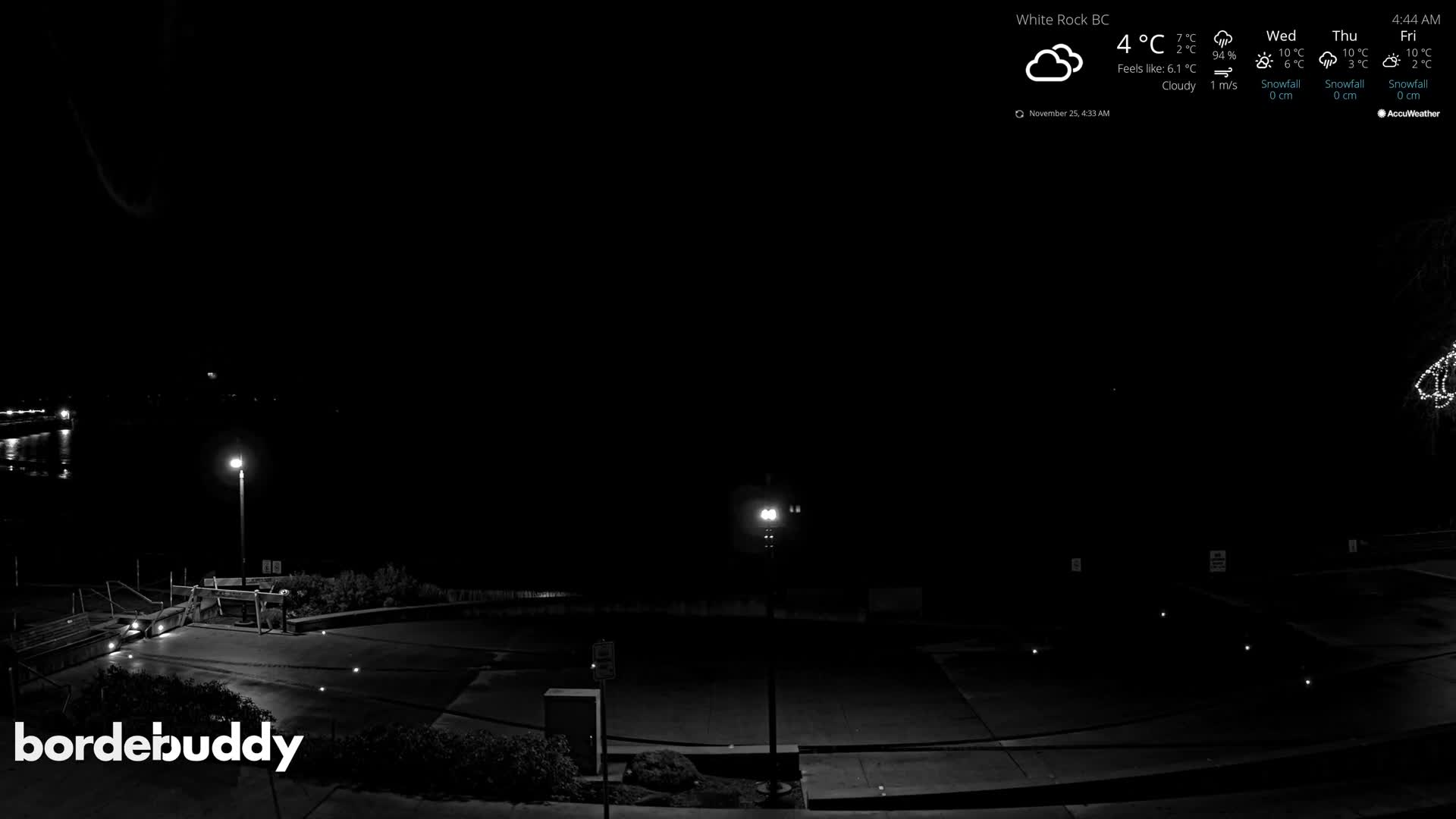 White Rock Beach & Memorial Park Live Cam - White Rock, Metro Vancouver, British Columbia, Canada