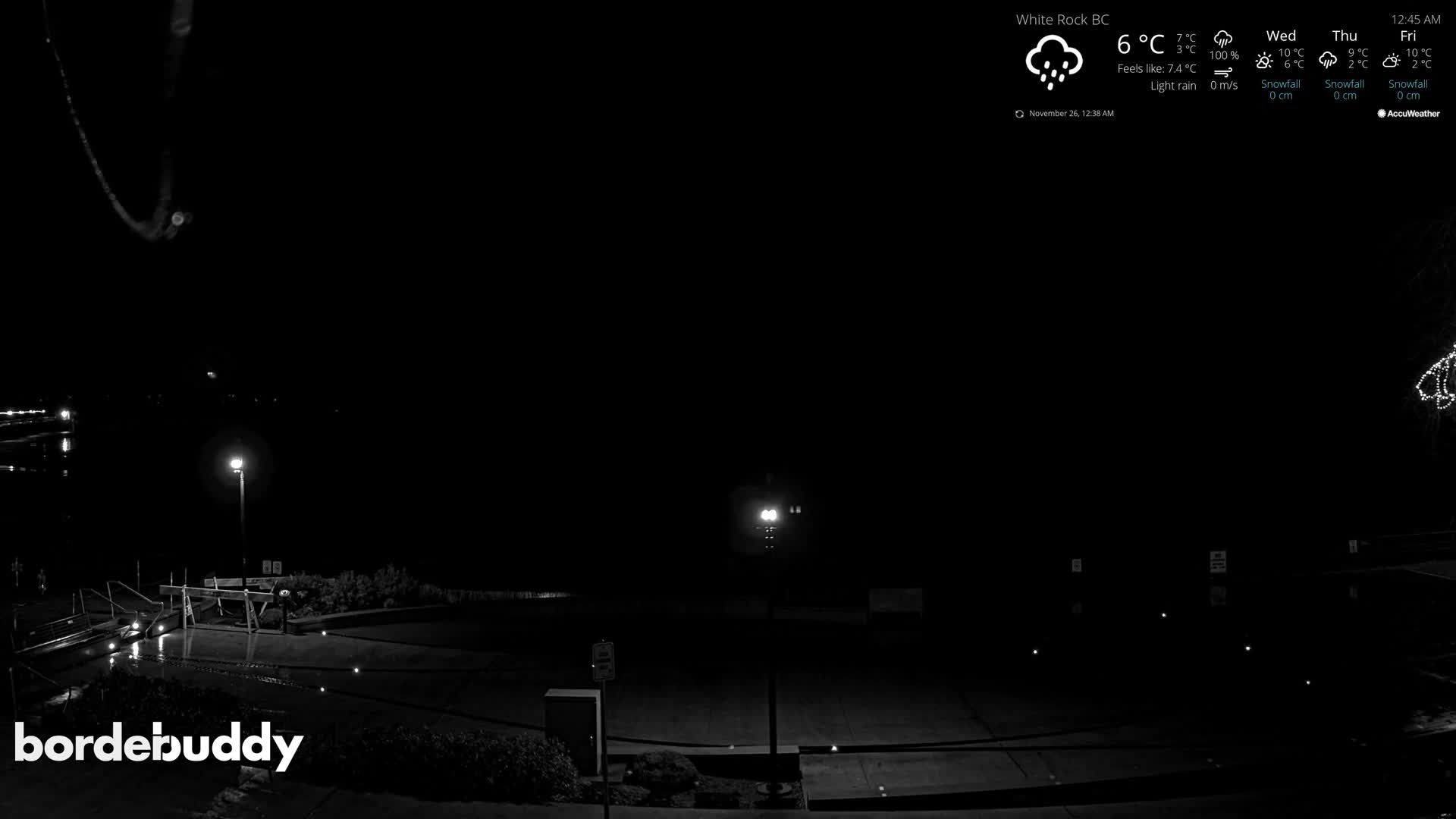 White Rock Beach & Memorial Park Live Cam - White Rock, Metro Vancouver, British Columbia, Canada