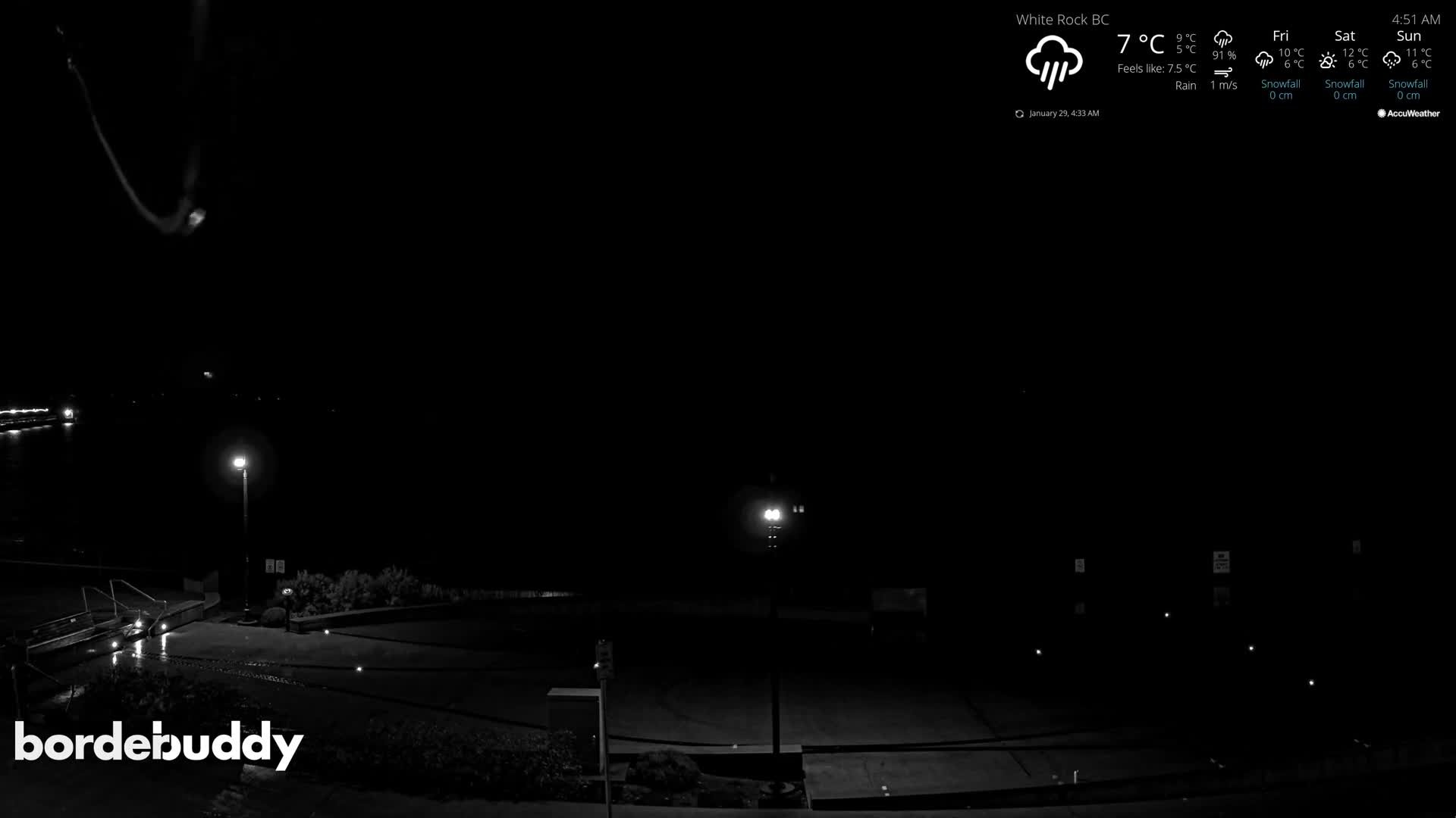 White Rock Beach & Memorial Park Live Cam - White Rock, Metro Vancouver, British Columbia, Canada