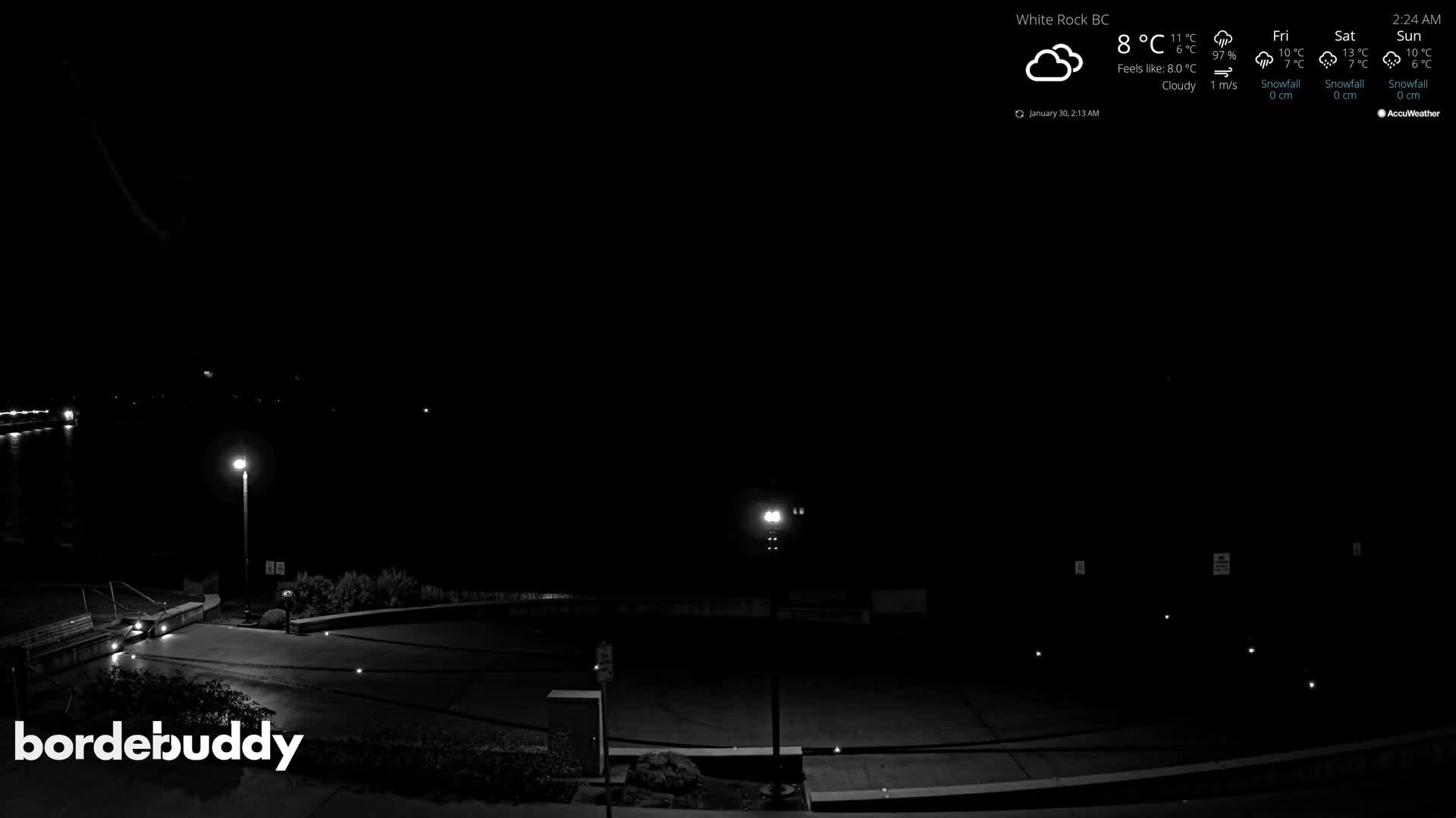 White Rock Beach & Memorial Park Live Cam - White Rock, Metro Vancouver, British Columbia, Canada