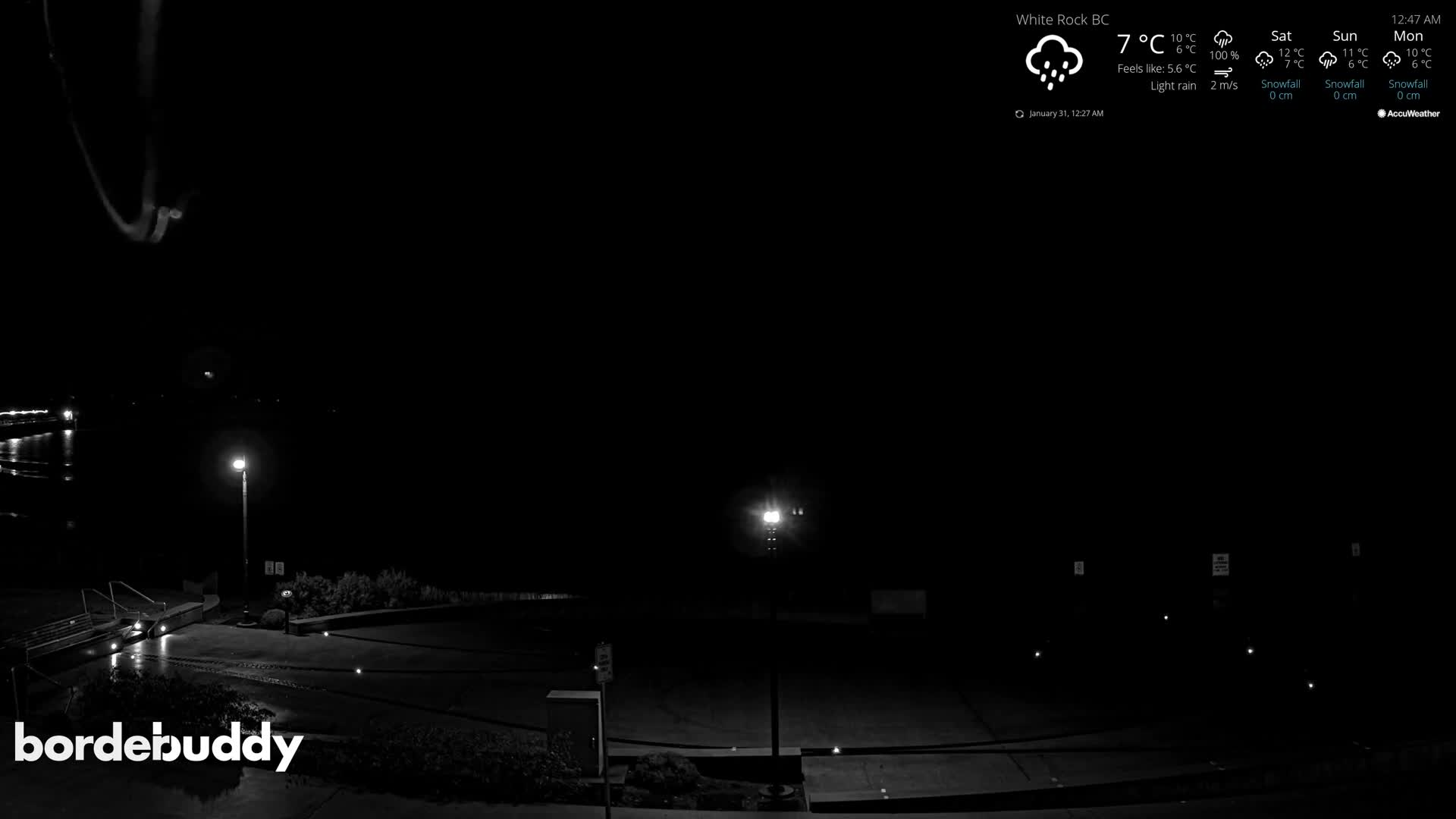 White Rock Beach & Memorial Park Live Cam - White Rock, Metro Vancouver, British Columbia, Canada