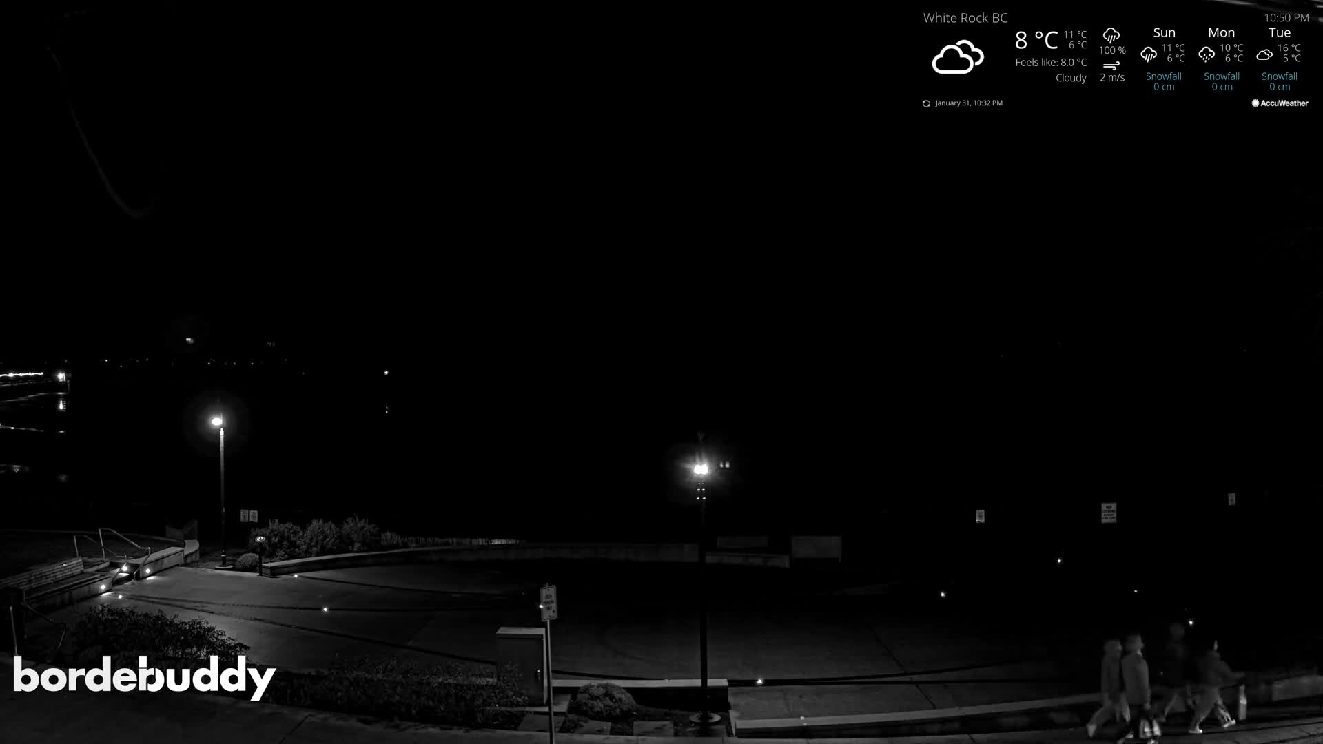 White Rock Beach & Memorial Park Live Cam - White Rock, Metro Vancouver, British Columbia, Canada