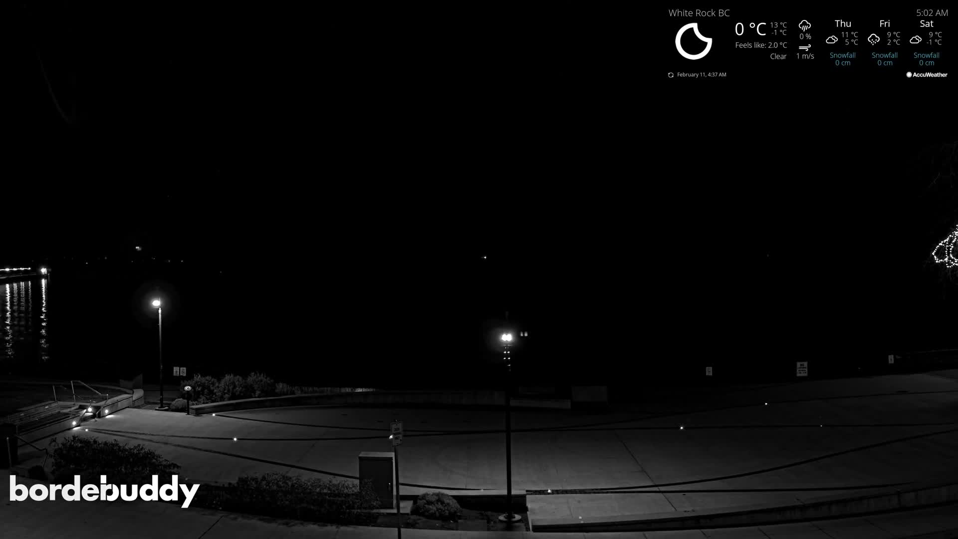 White Rock Beach & Memorial Park Live Cam - White Rock, Metro Vancouver, British Columbia, Canada