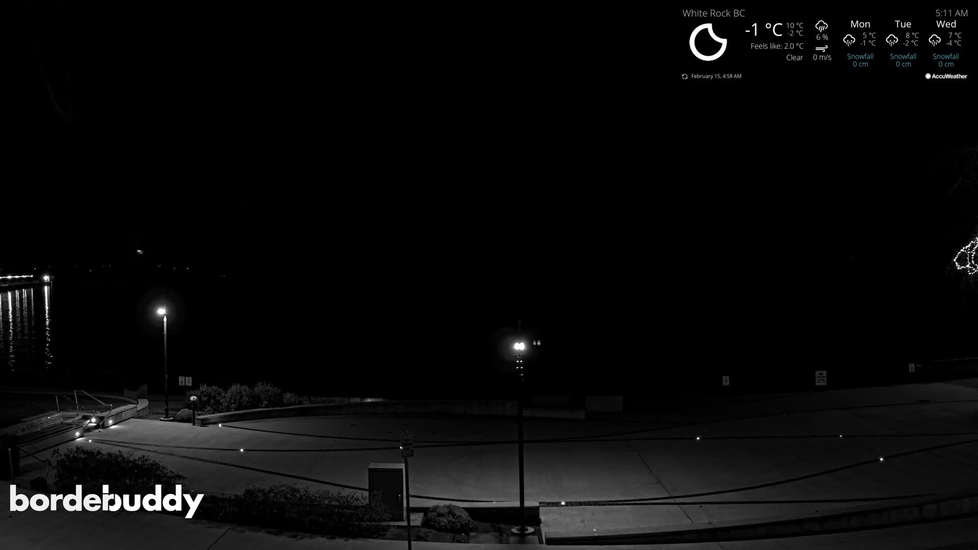 White Rock Beach & Memorial Park Live Cam - White Rock, Metro Vancouver, British Columbia, Canada