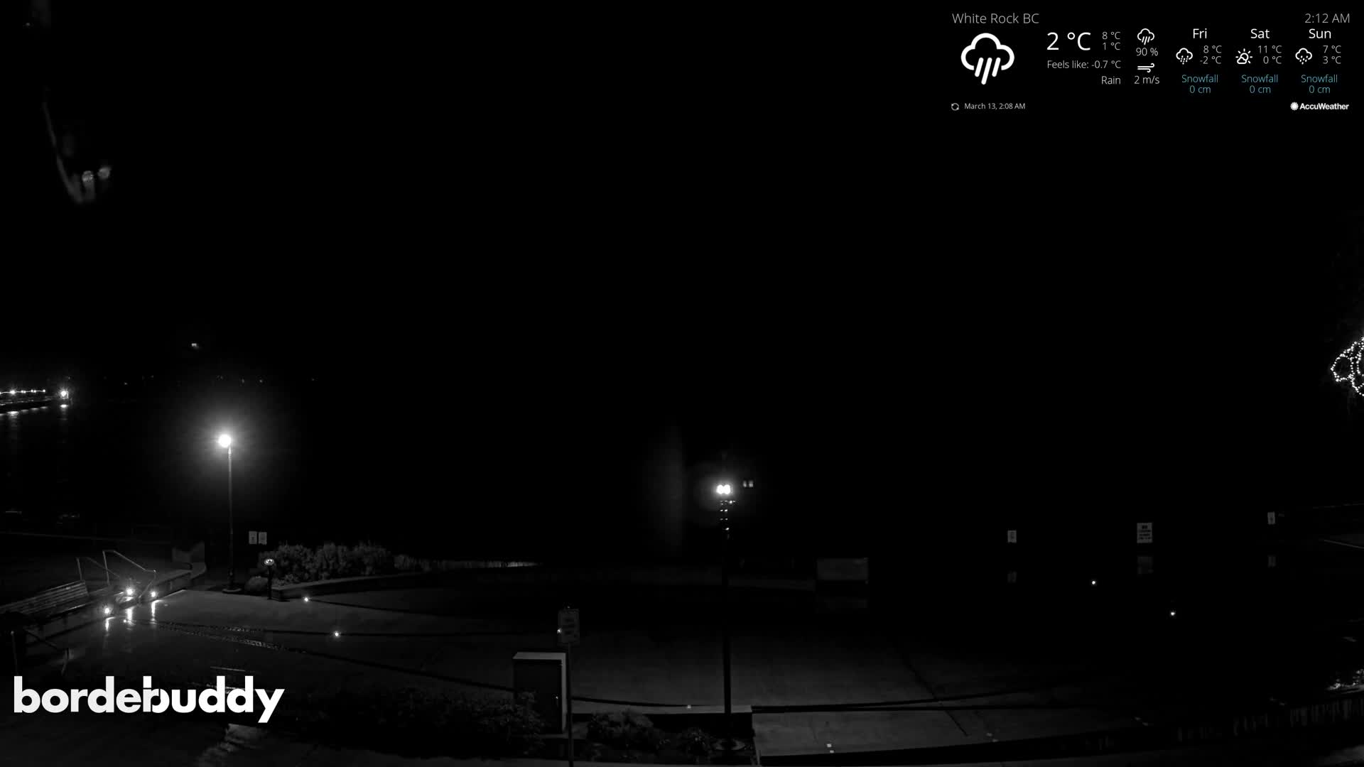 White Rock Beach & Memorial Park Live Cam - White Rock, Metro Vancouver, British Columbia, Canada