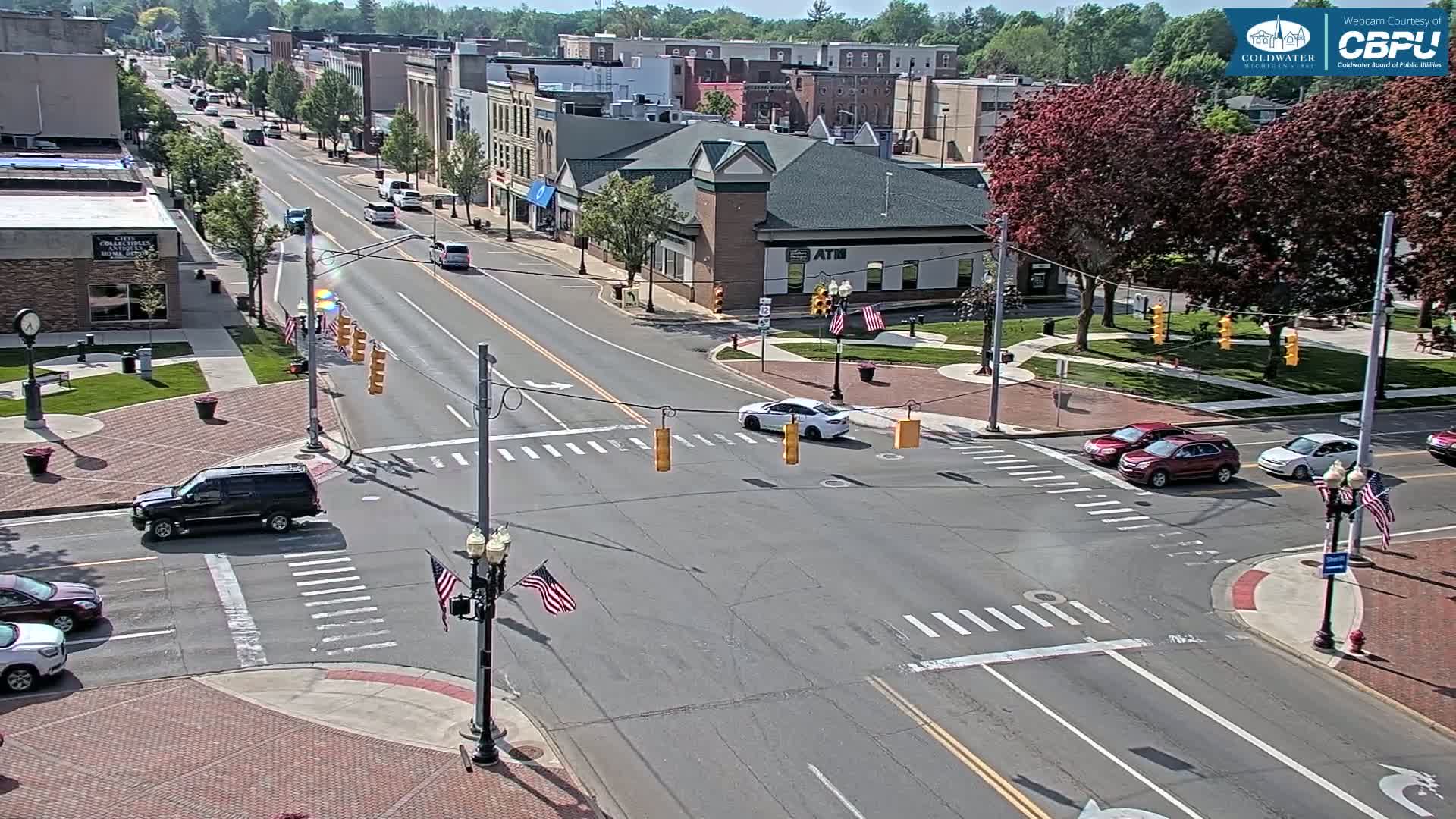 Coldwater Downtown Live Cam - Coldwater, Branch, Michigan, USA
