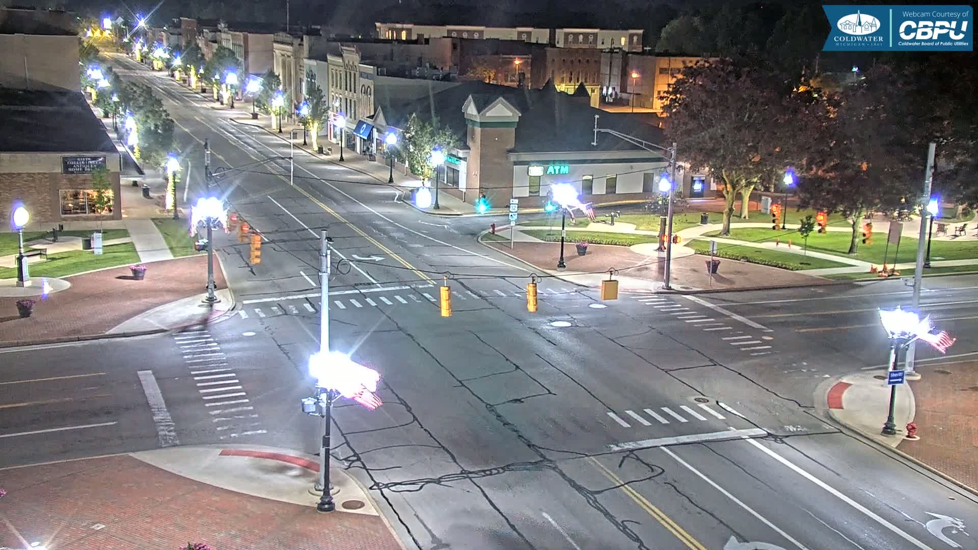 Coldwater Downtown Live Cam - Coldwater, Branch, Michigan, USA